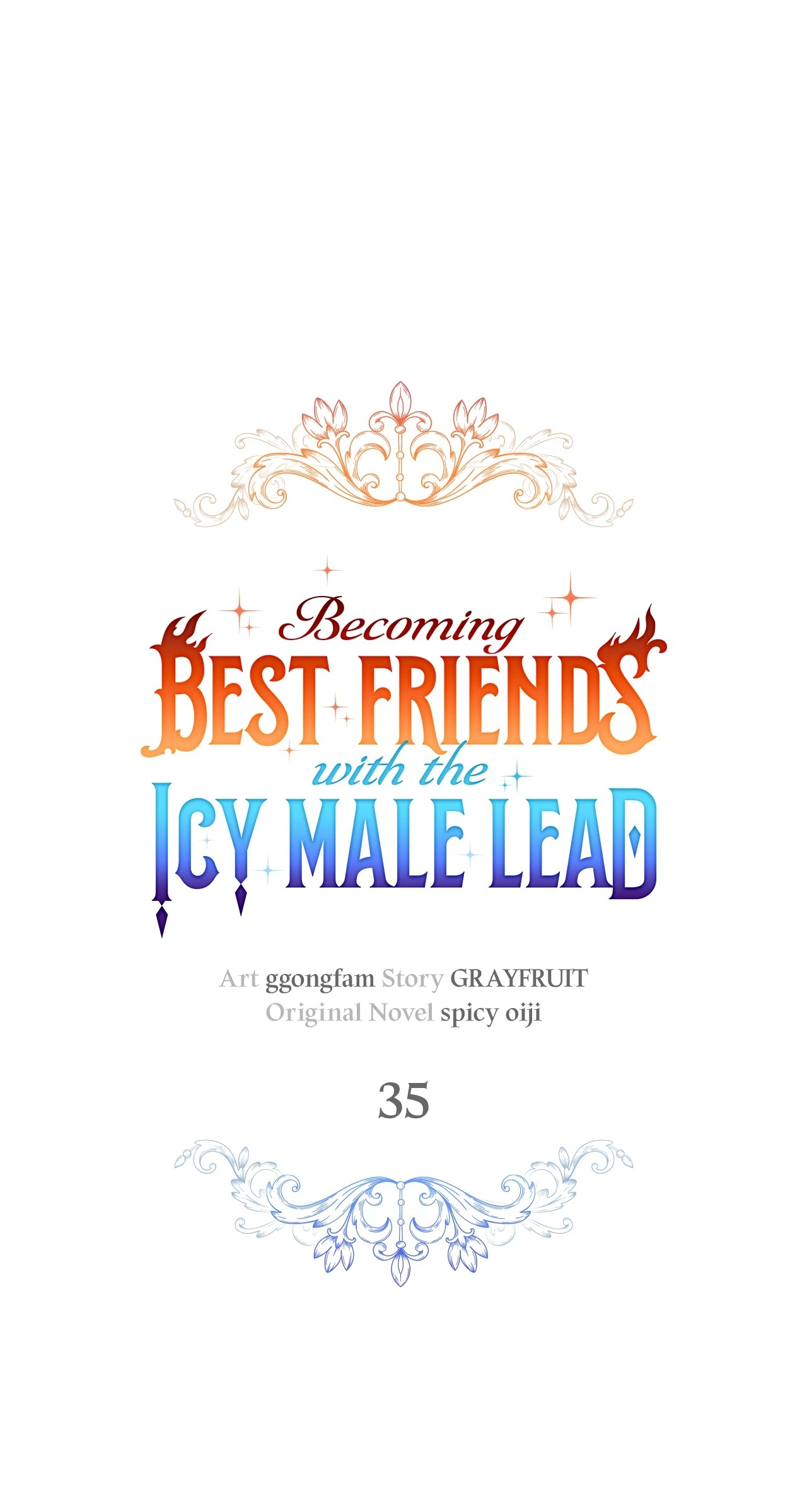 Becoming Best Friends With The Icy Male Lead - Chapter 35