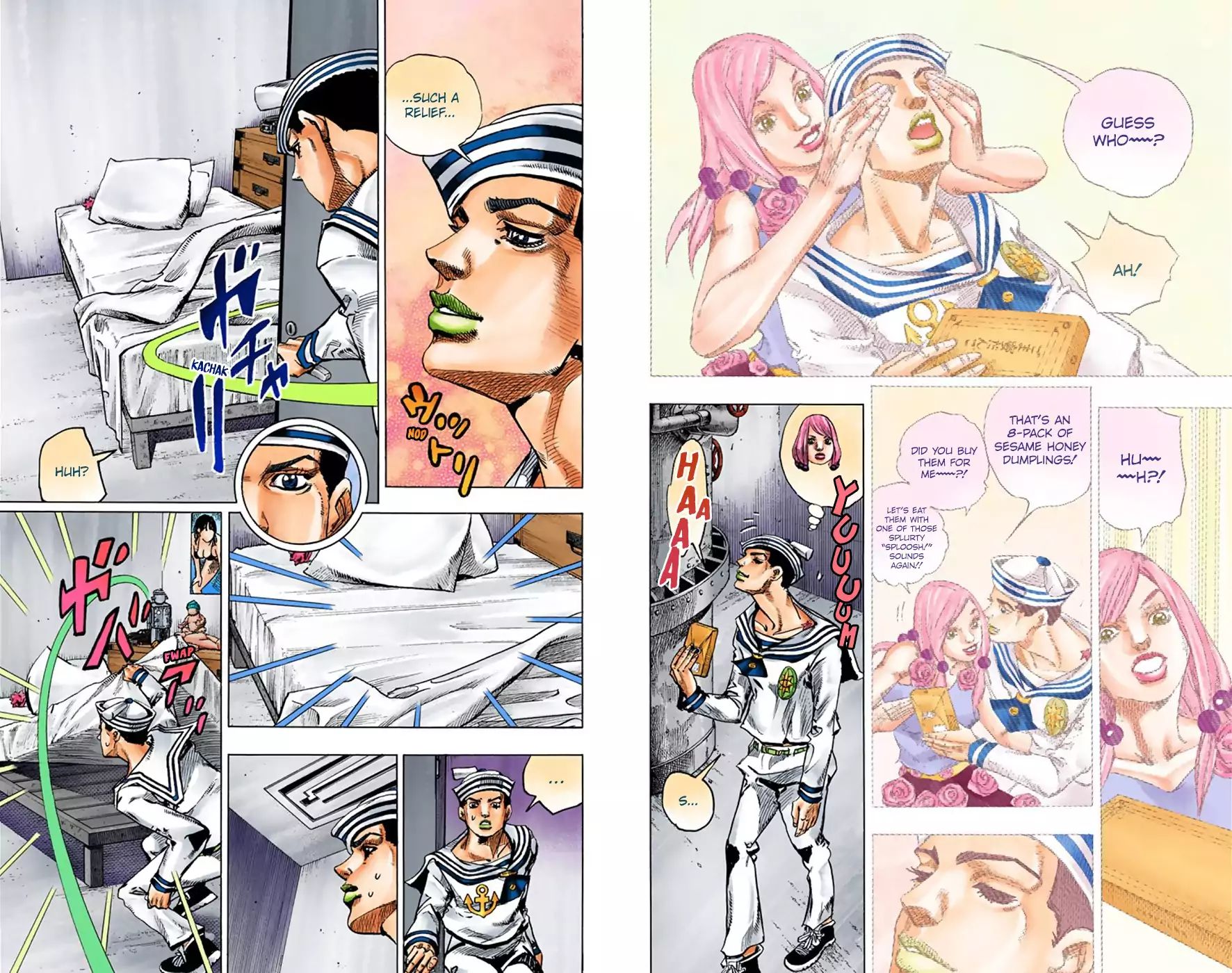 Jojo's Bizarre Adventure Part 8: Jojolion - Vol.8 Chapter 33: Josuke! Go To The Higashikata Fruit Parlor (Official Color Scans)