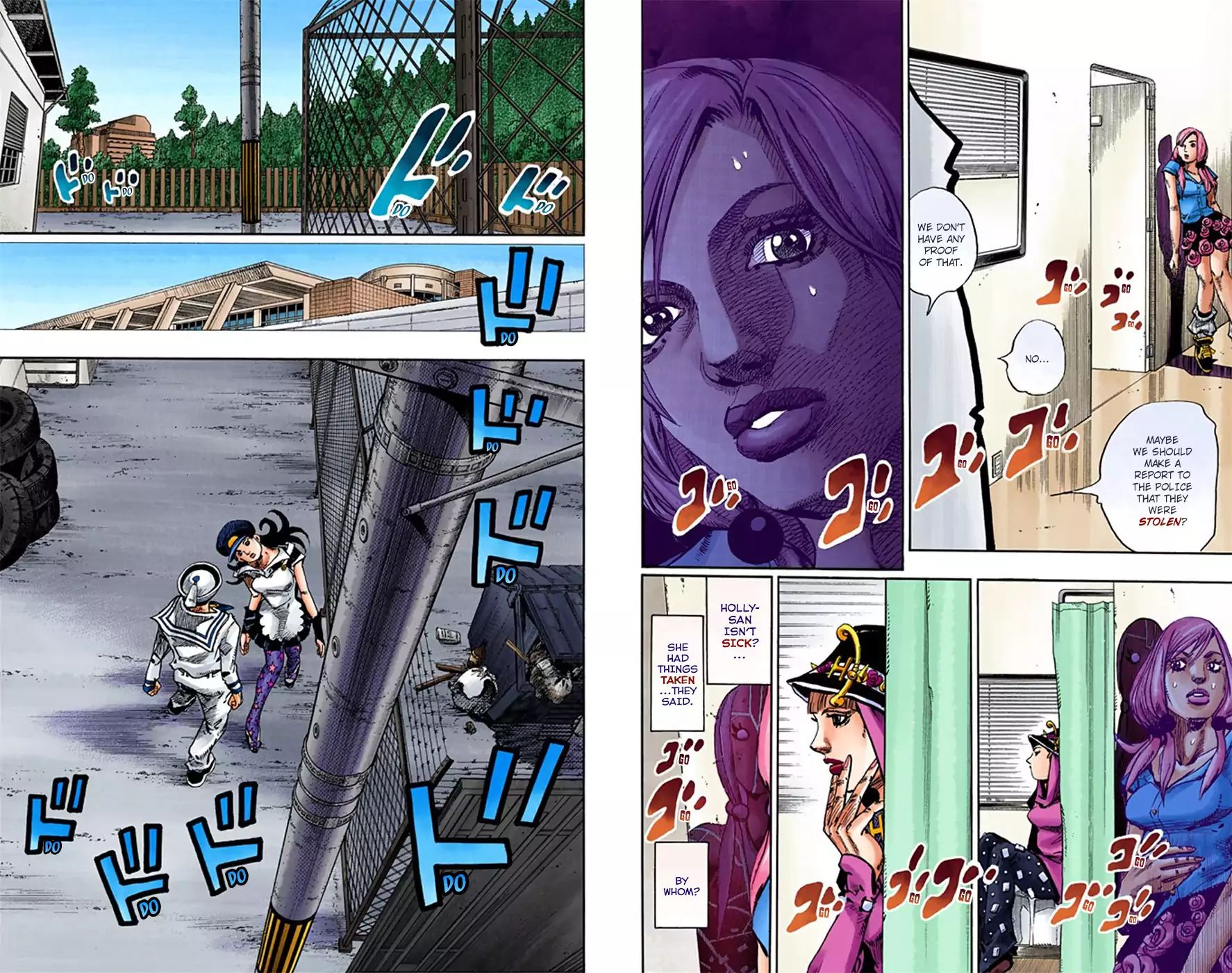 Jojo's Bizarre Adventure Part 8: Jojolion - Vol.4 Chapter 17: The Lemon And The Tangerine (Official Color Scans)