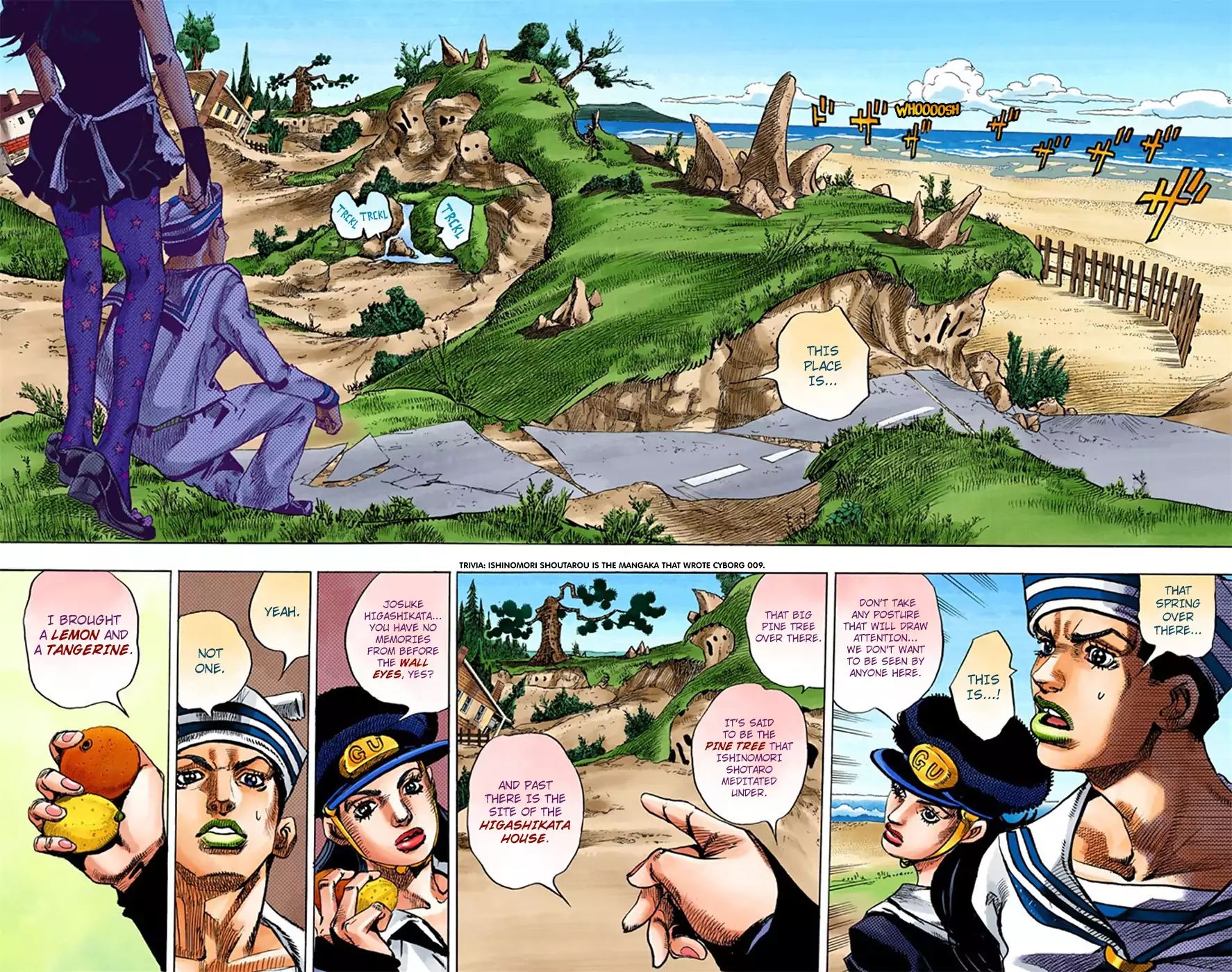 Jojo's Bizarre Adventure Part 8: Jojolion - Vol.4 Chapter 17: The Lemon And The Tangerine (Official Color Scans)