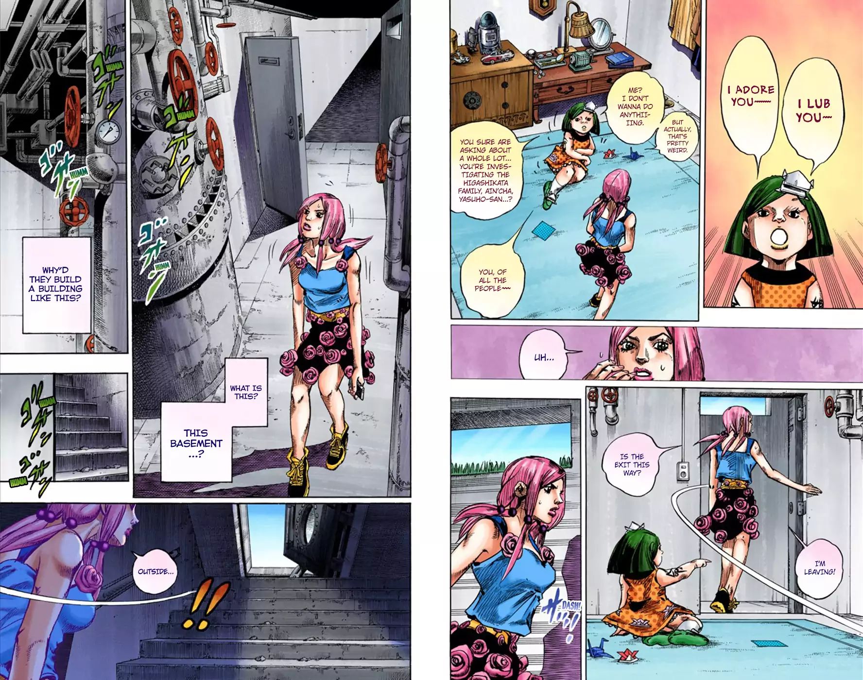 Jojo's Bizarre Adventure Part 8: Jojolion - Vol.6 Chapter 24: Paper Moon Deception Part 2 (Official Color Scans)