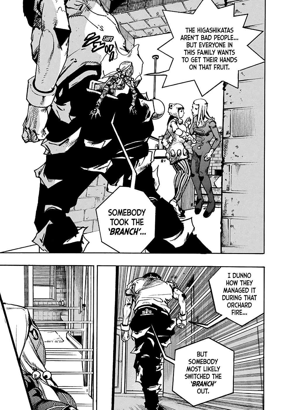 Jojo's Bizarre Adventure Part 8: Jojolion - Vol.23 Chapter 93: Dangerous Pursuit Part 5