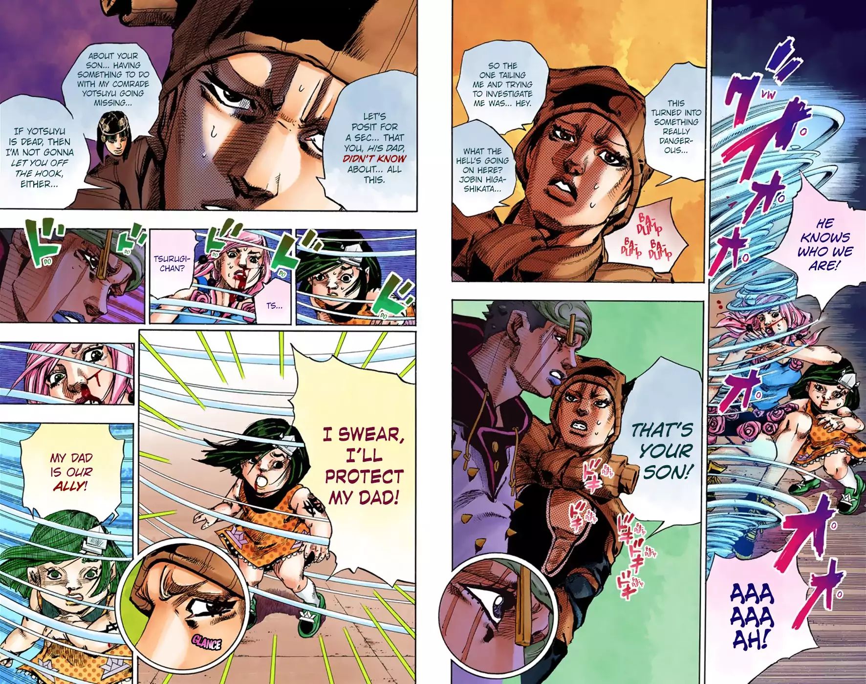 Jojo's Bizarre Adventure Part 8: Jojolion - Vol.10 Chapter 42: Doobie Wah Part 4 (Official Color Scans)