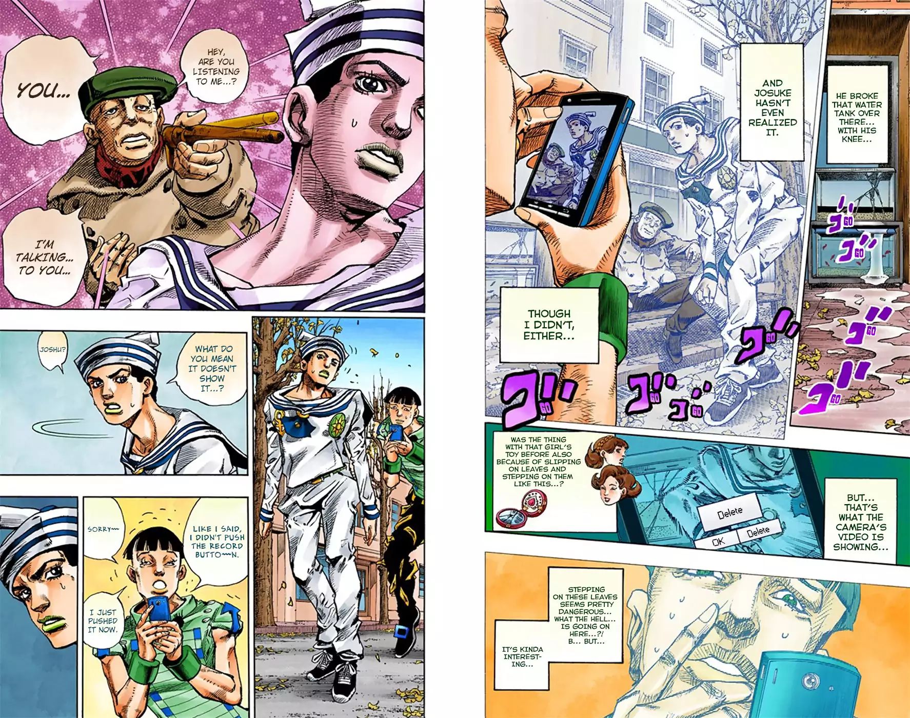 Jojo's Bizarre Adventure Part 8: Jojolion - Vol.5 Chapter 19: Shakedown Road Part 2 (Official Color Scans)