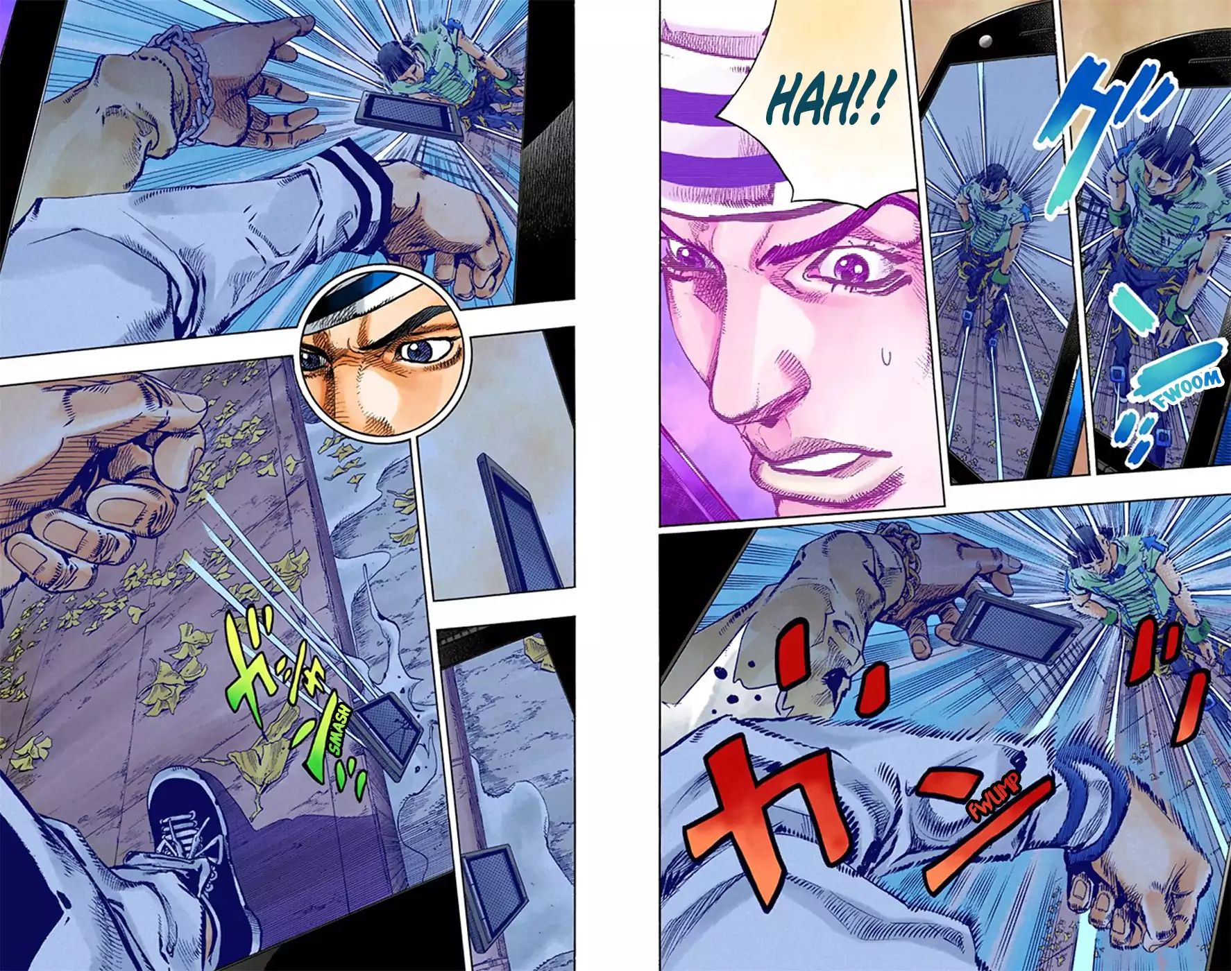 Jojo's Bizarre Adventure Part 8: Jojolion - Vol.5 Chapter 19: Shakedown Road Part 2 (Official Color Scans)