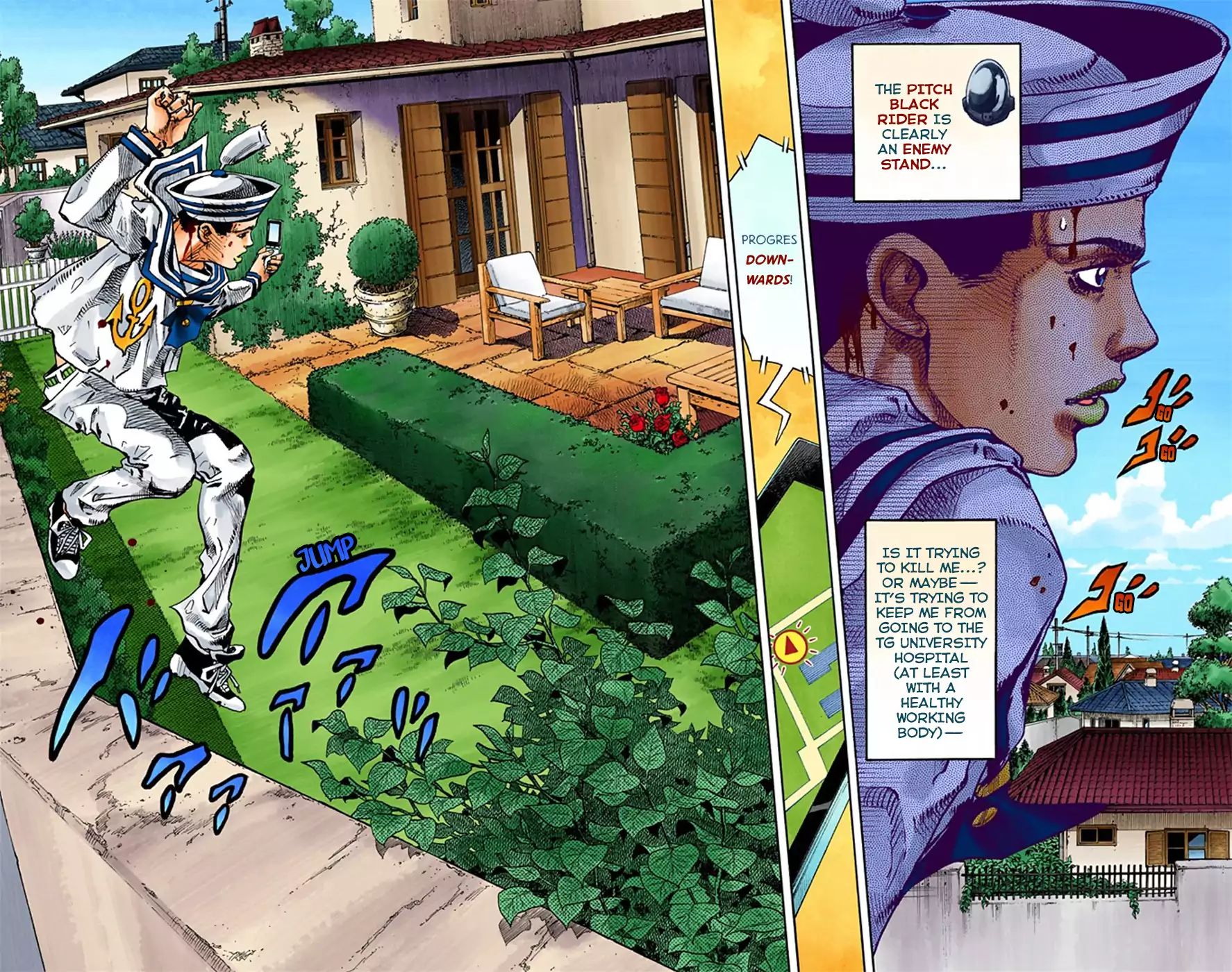 Jojo's Bizarre Adventure Part 8: Jojolion - Vol.4 Chapter 14: Paisley Park And Born This Way Part 3 (Official Color Scans)