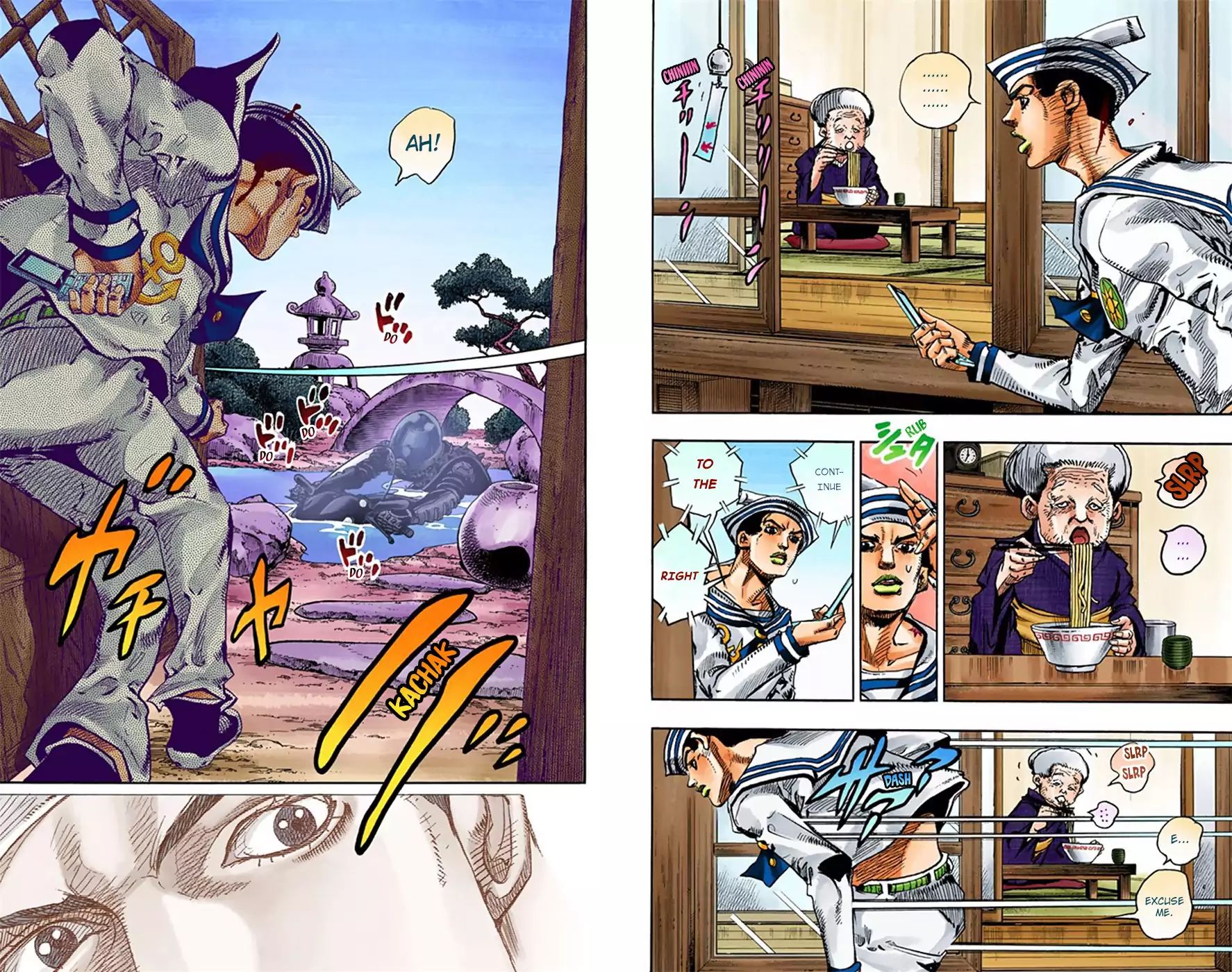 Jojo's Bizarre Adventure Part 8: Jojolion - Vol.4 Chapter 14: Paisley Park And Born This Way Part 3 (Official Color Scans)