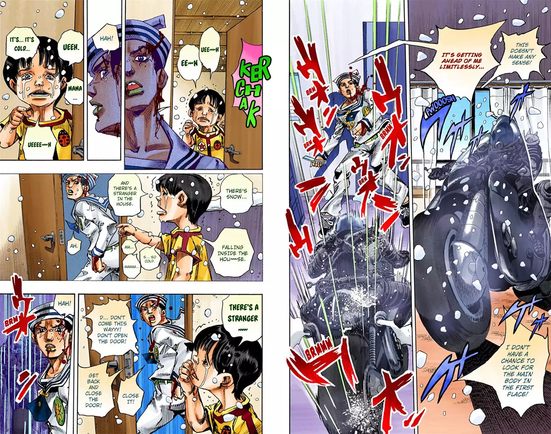 Jojo's Bizarre Adventure Part 8: Jojolion - Vol.4 Chapter 14: Paisley Park And Born This Way Part 3 (Official Color Scans)