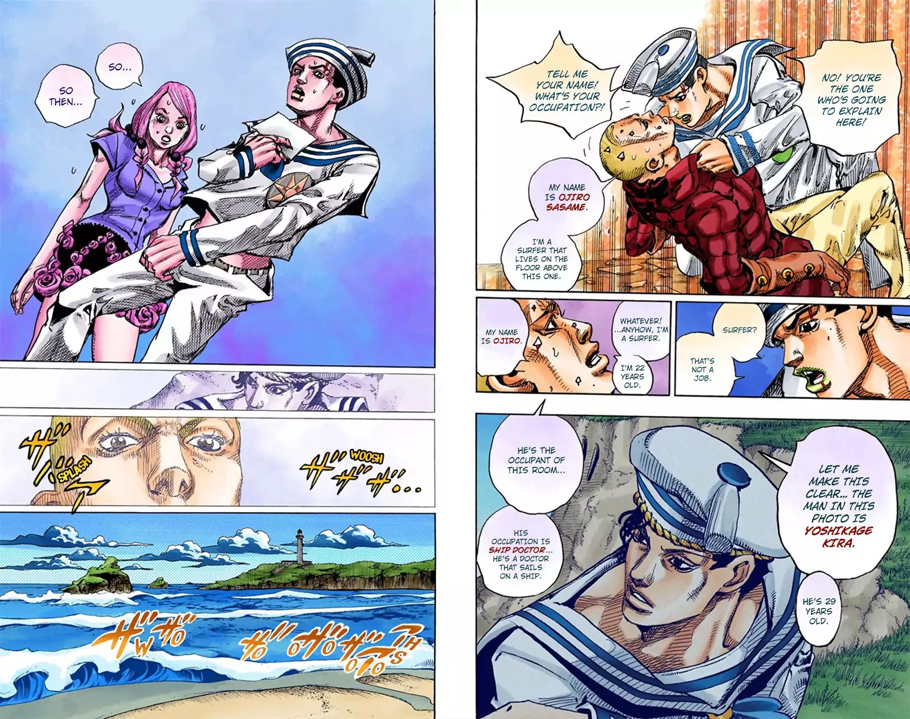 Jojo's Bizarre Adventure Part 8: Jojolion - Vol.2 Chapter 6: Soft & Wet Part 5 (Official Color Scans)