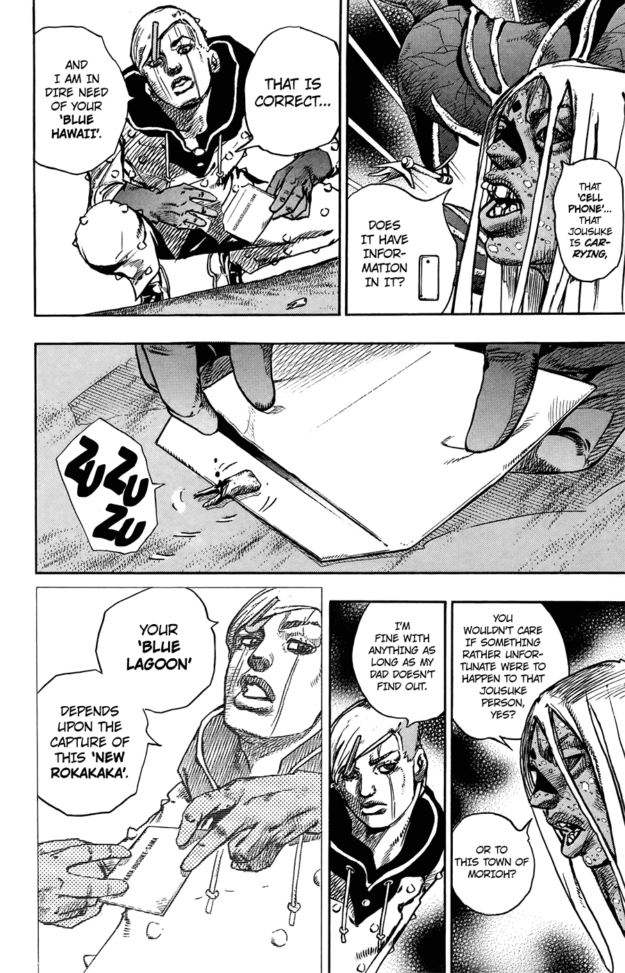 Jojo's Bizarre Adventure Part 8: Jojolion - Vol.15 Chapter 61: Dolomiti S Blue Lagoon Part 3