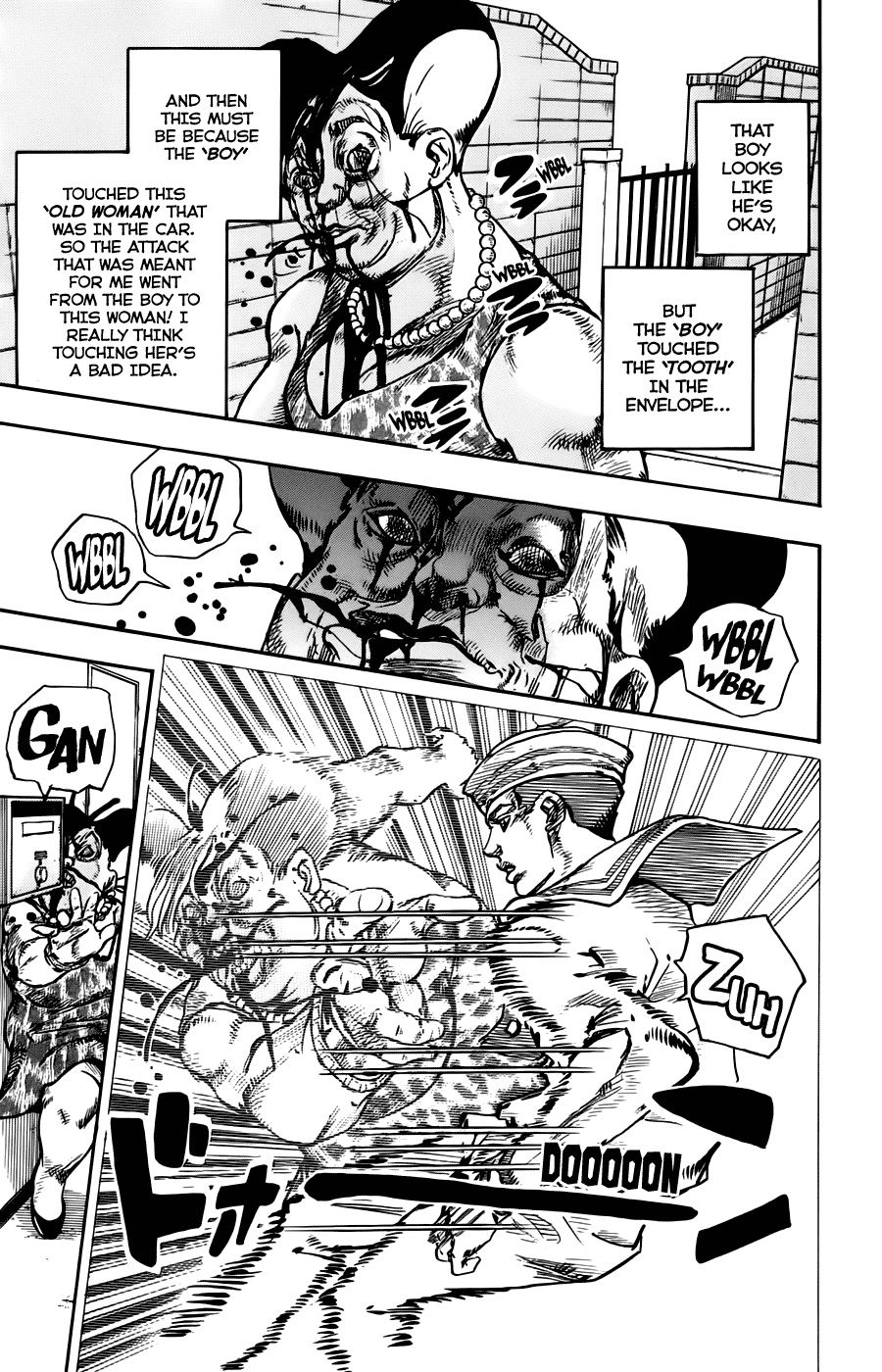 Jojo's Bizarre Adventure Part 8: Jojolion - Vol.15 Chapter 61: Dolomiti S Blue Lagoon Part 3