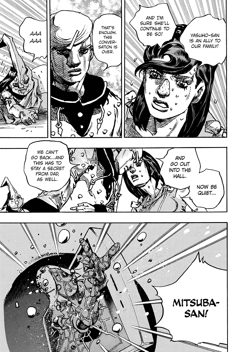 Jojo's Bizarre Adventure Part 8: Jojolion - Vol.23 Chapter 94: Dangerous Pursuit Part 6