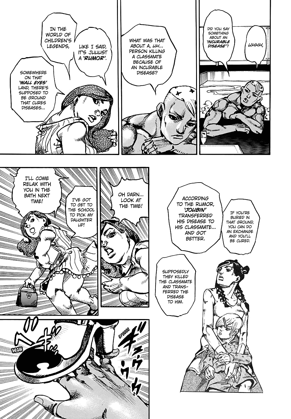 Jojo's Bizarre Adventure Part 8: Jojolion - Vol.21 Chapter 86: The Head Doctor Of Tg University Hospital Part 3