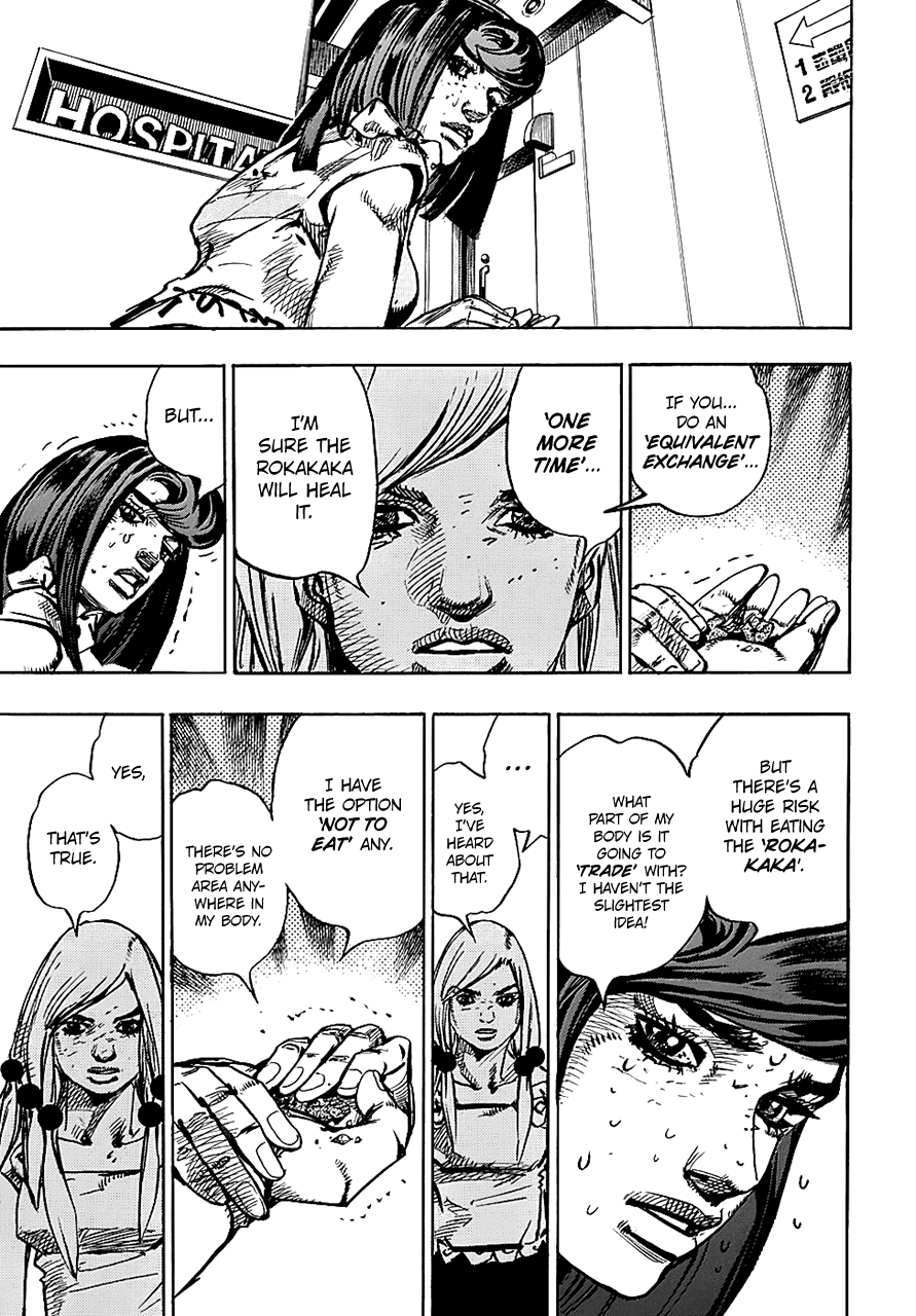 Jojo's Bizarre Adventure Part 8: Jojolion - Vol.20 Chapter 81: Equivalent Exchange And The University Hospital Part 5