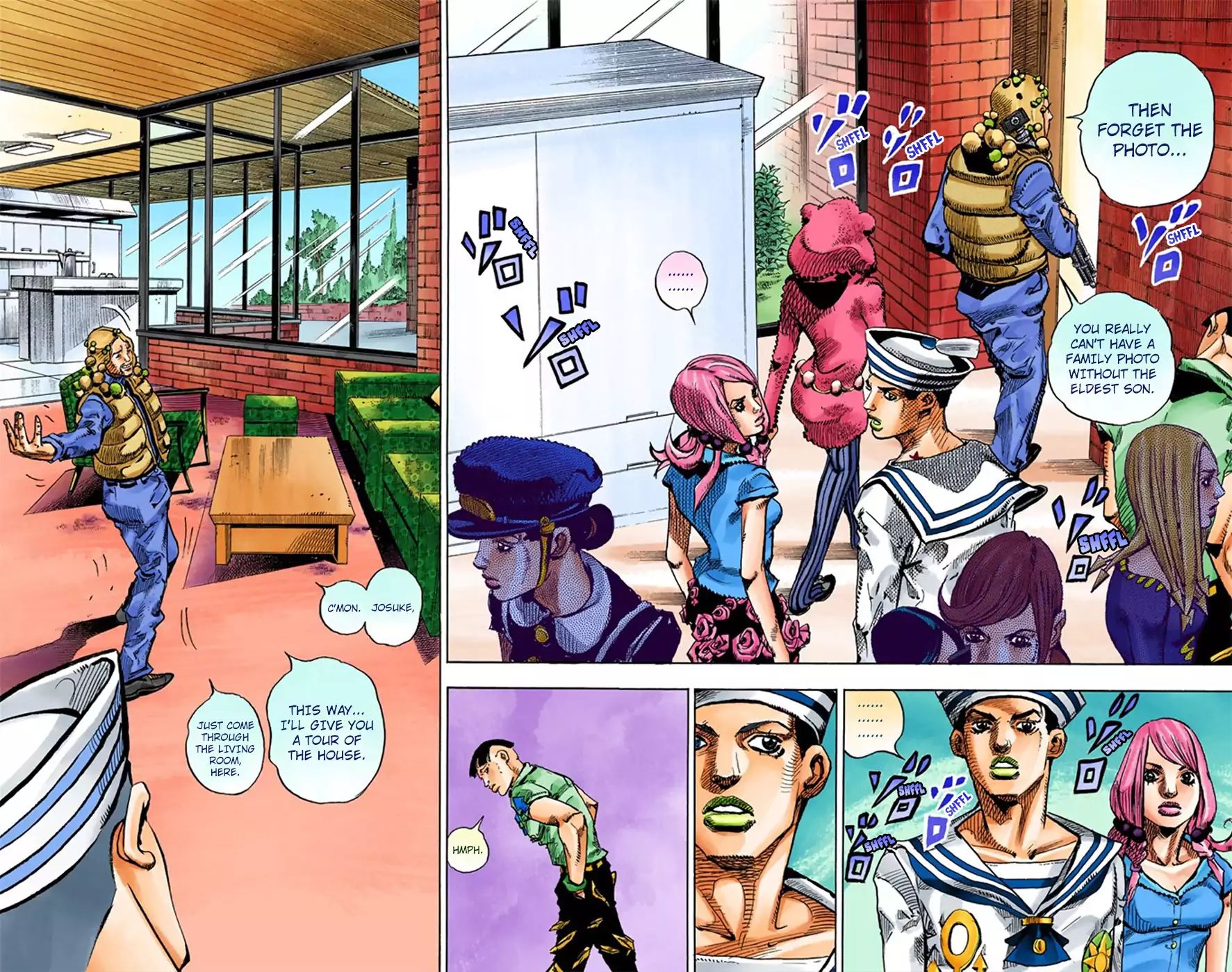 Jojo's Bizarre Adventure Part 8: Jojolion - Vol.2 Chapter 7: Josuke Goes To The Higashikata House (Official Color Scans)