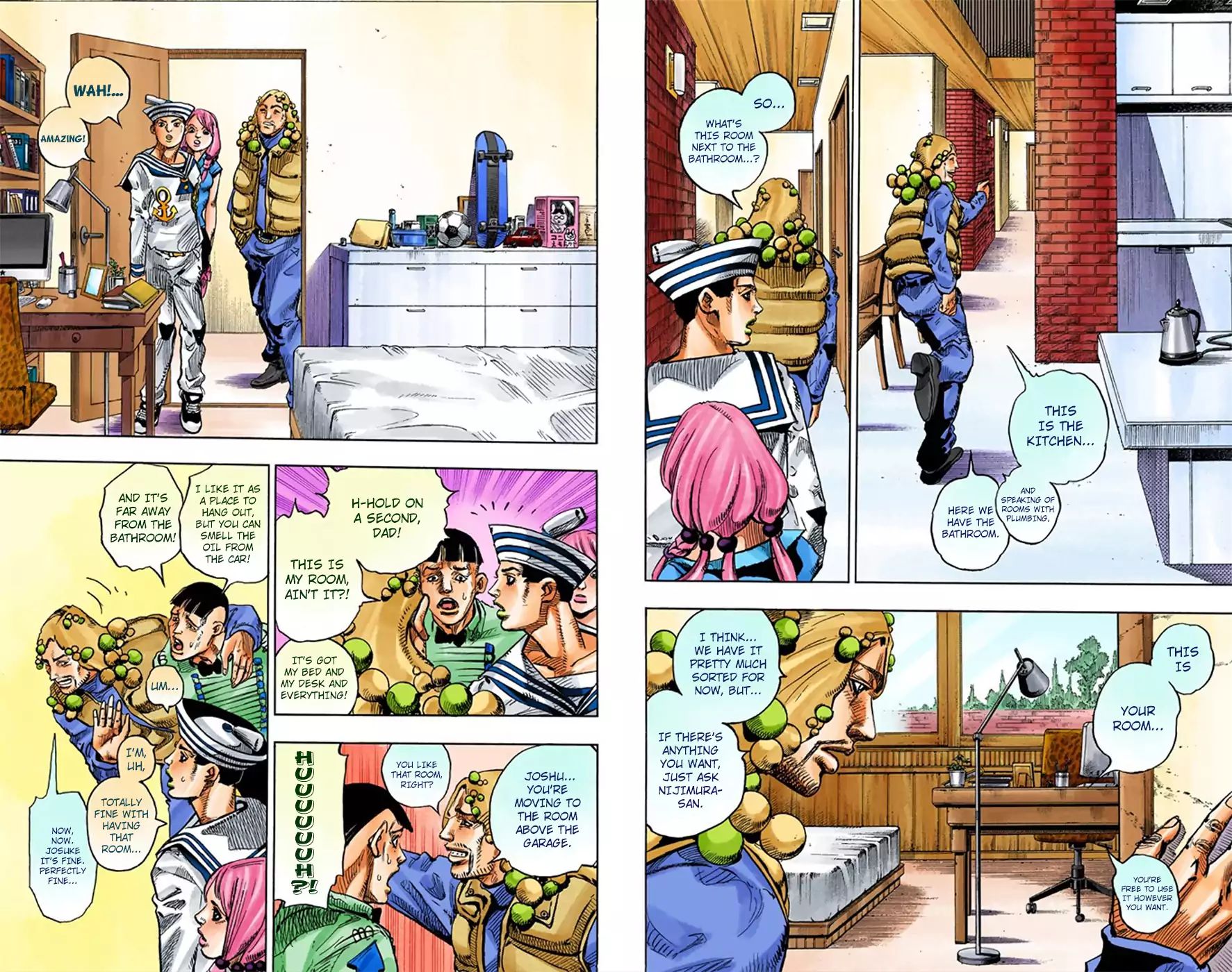 Jojo's Bizarre Adventure Part 8: Jojolion - Vol.2 Chapter 7: Josuke Goes To The Higashikata House (Official Color Scans)