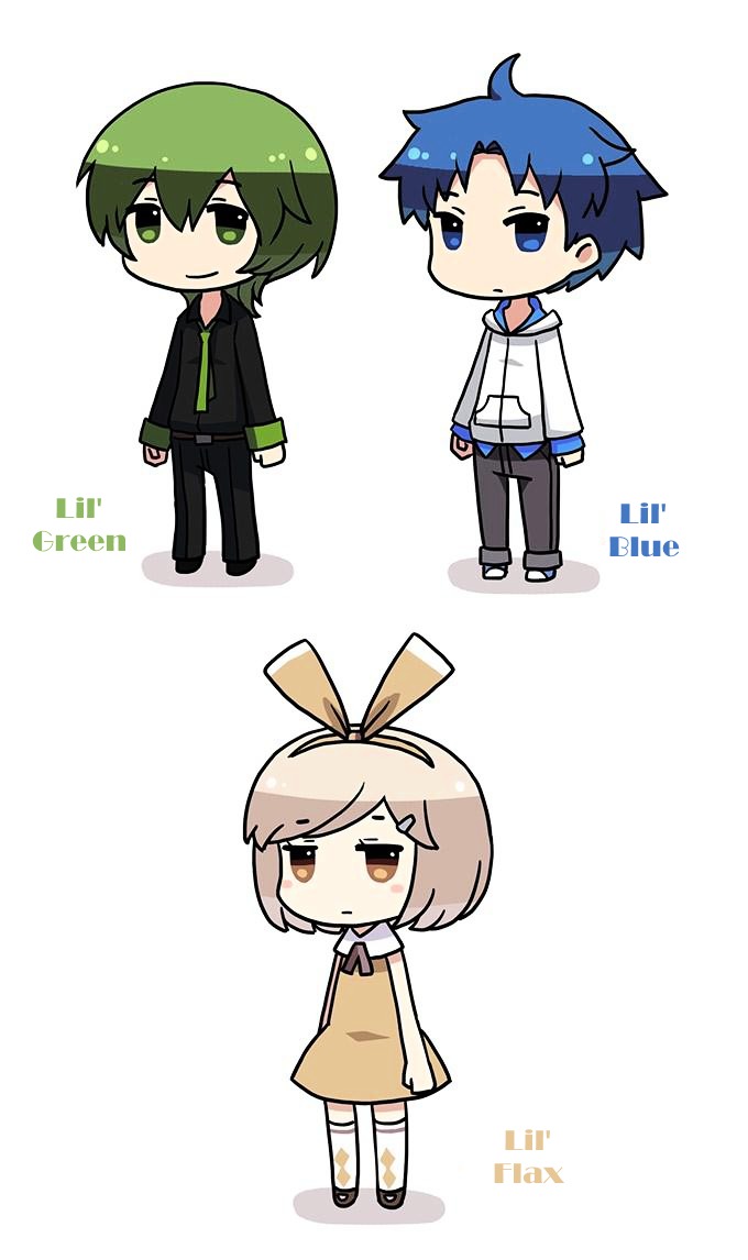 Lil' Green & Lil' Blue - Chapter 0 : Characters