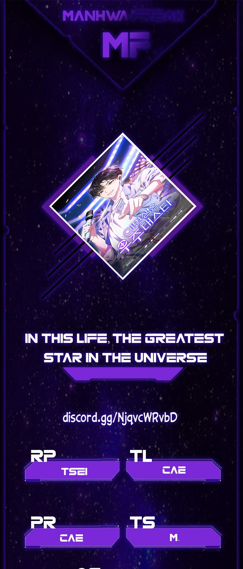 In This Life, The Greatest Star In The Universe - Chapter 3