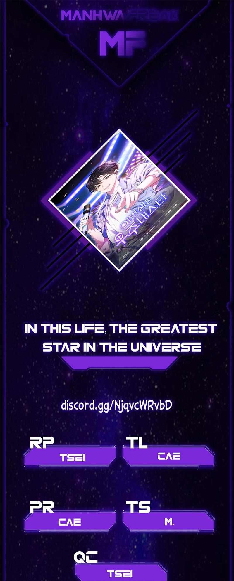 In This Life, The Greatest Star In The Universe - Chapter 1