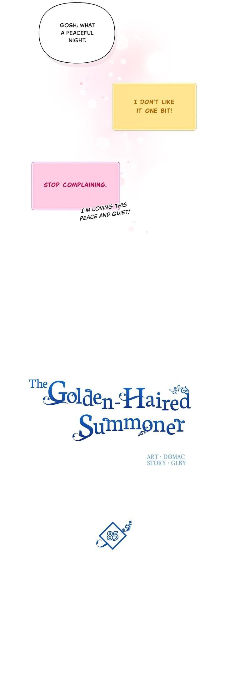 The Golden Haired Elementalist - Chapter 85