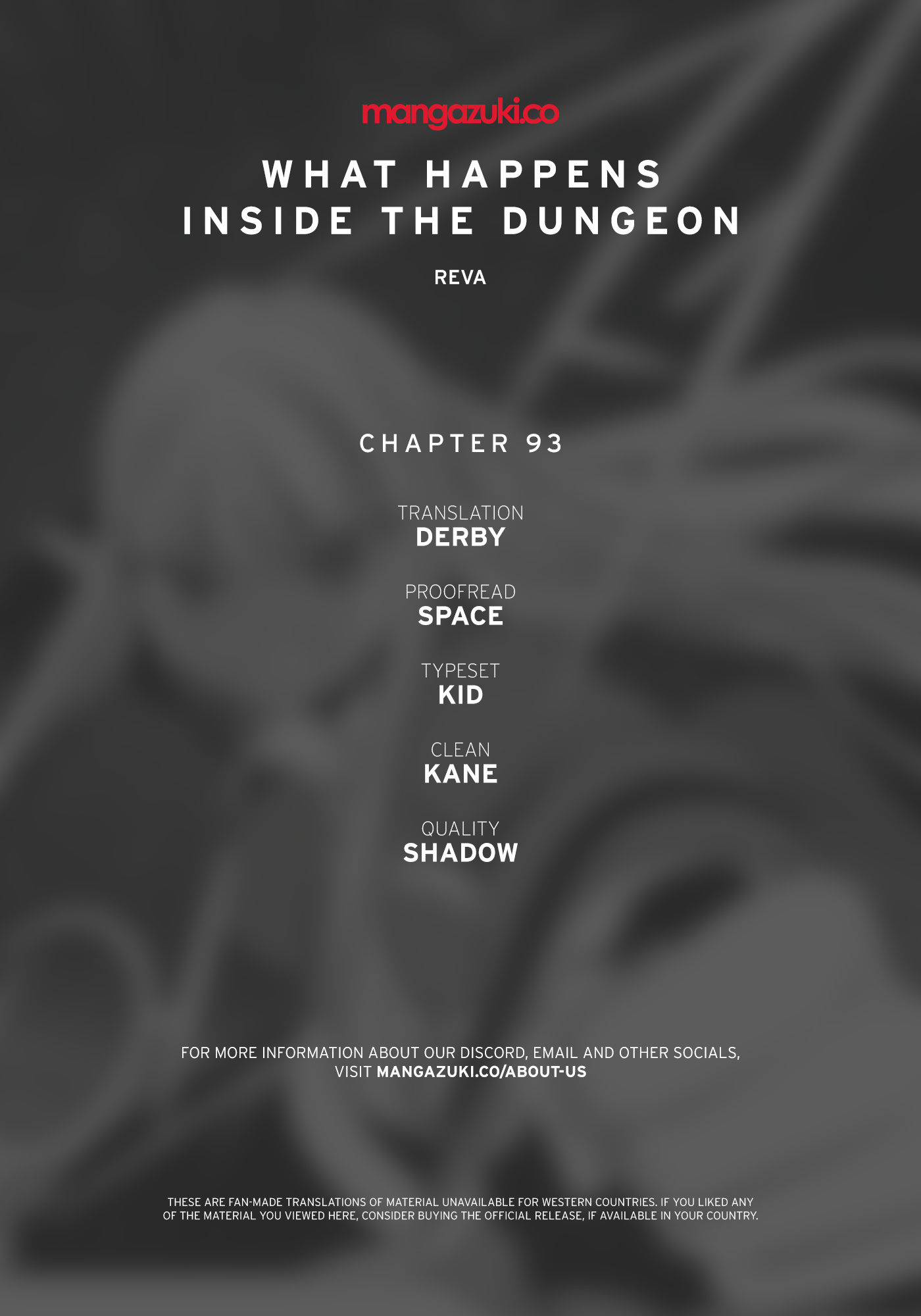 What Happens Inside The Dungeon - Chapter 93