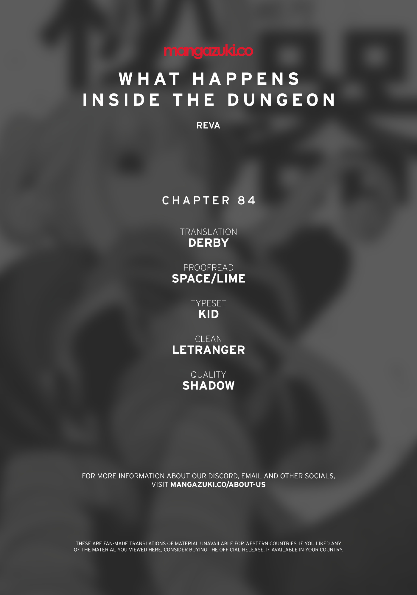 What Happens Inside The Dungeon - Chapter 84