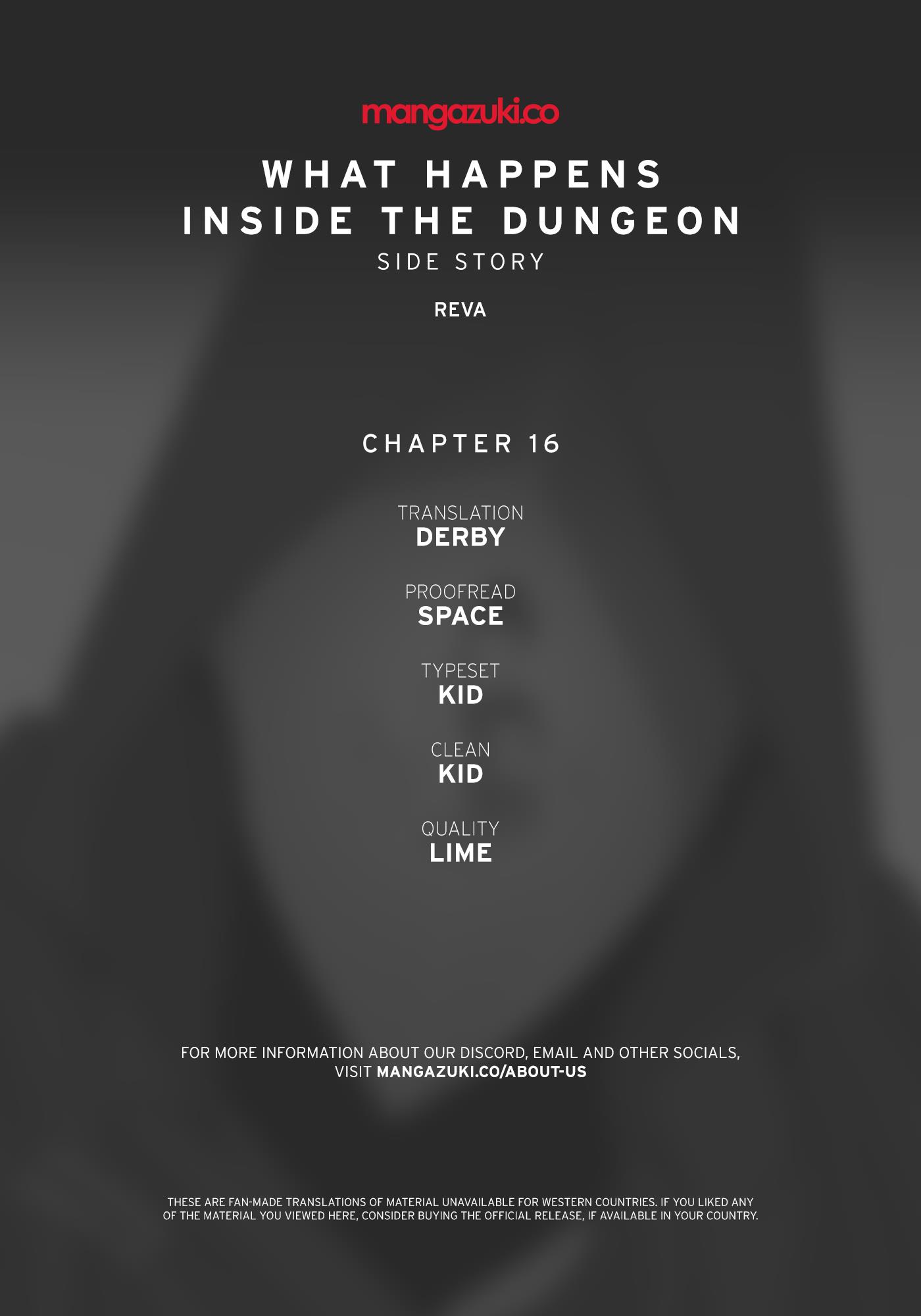 What Happens Inside The Dungeon - Chapter 126: Side Story - Chapter 16