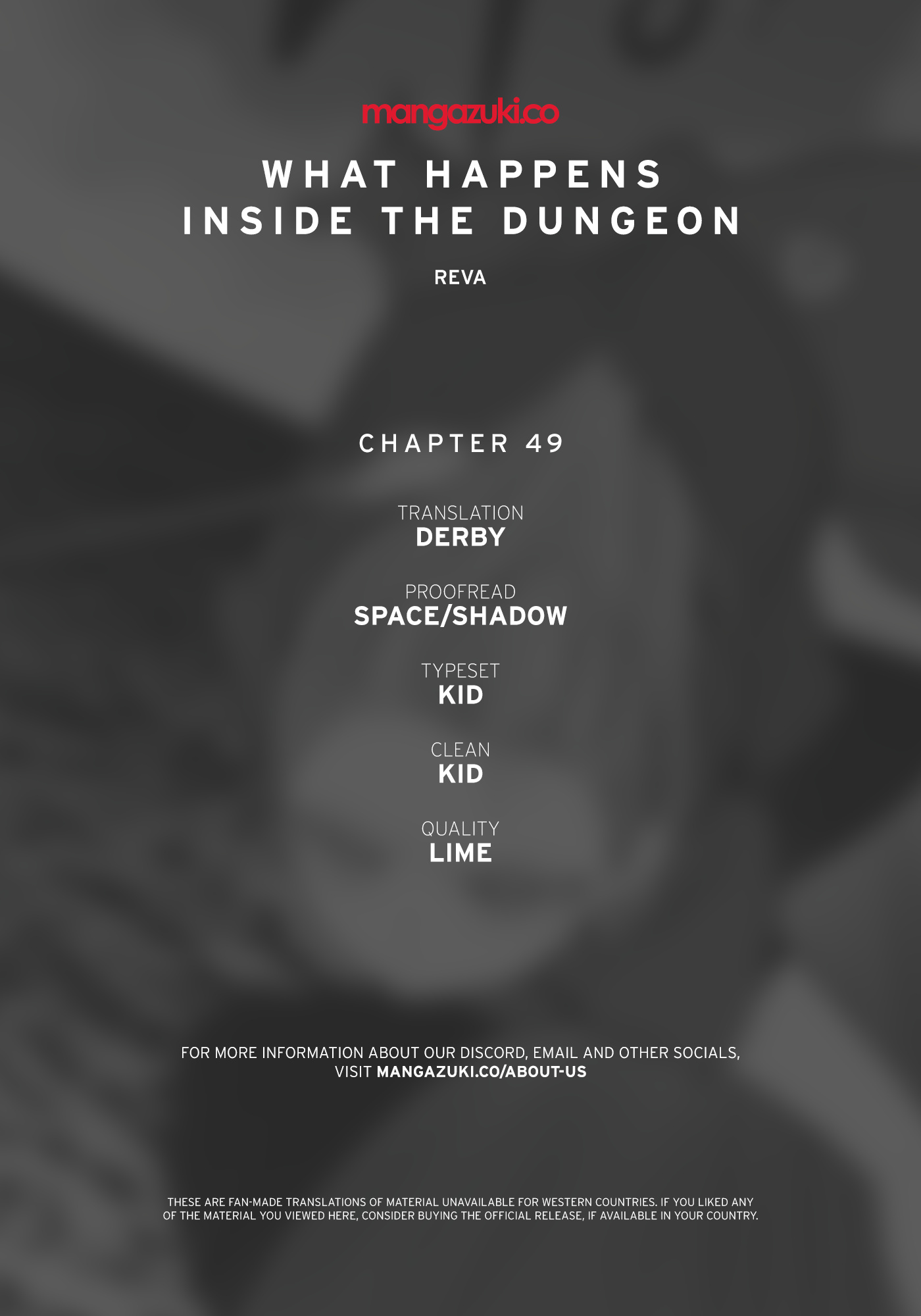 What Happens Inside The Dungeon - Chapter 49