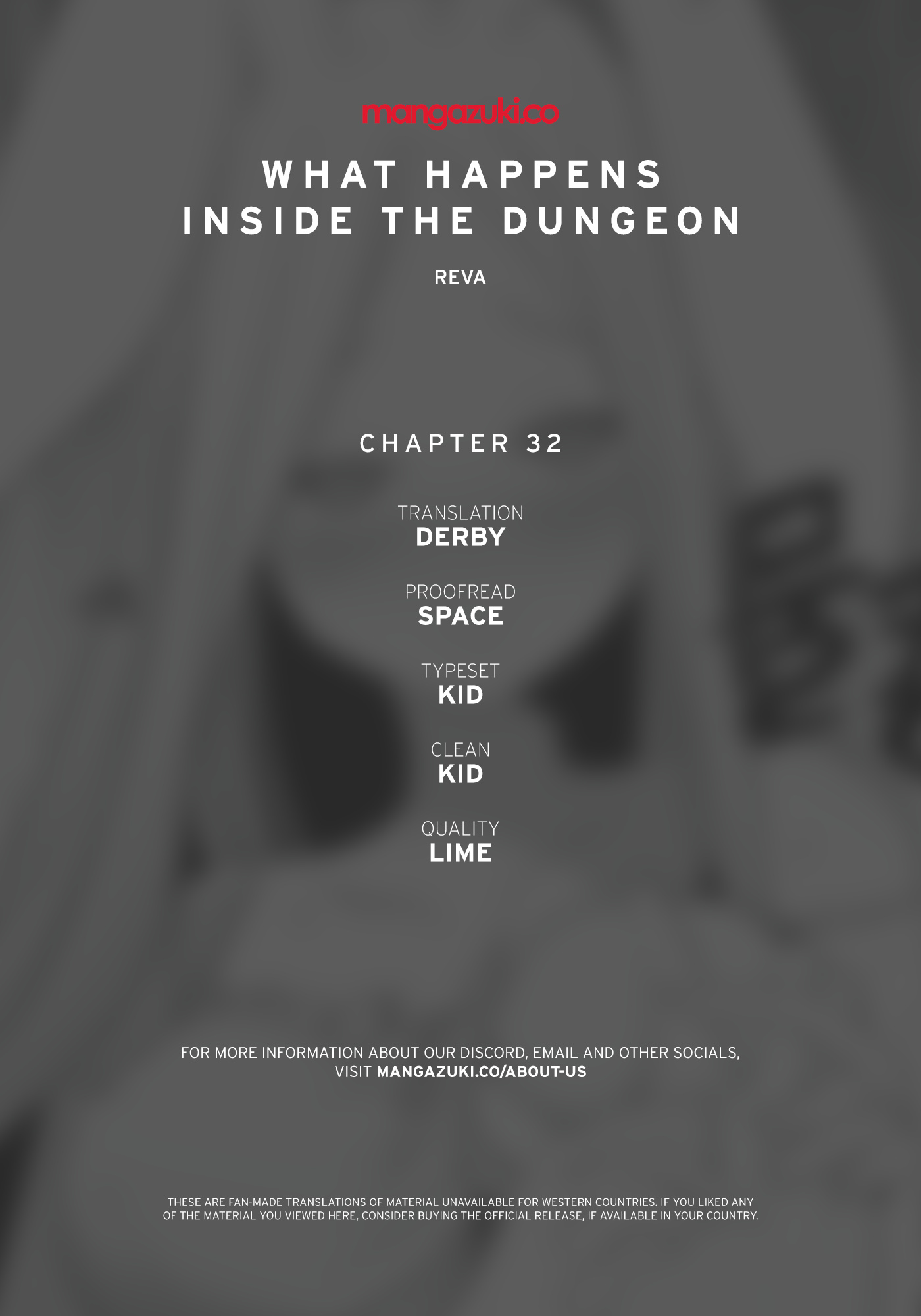 What Happens Inside The Dungeon - Chapter 32