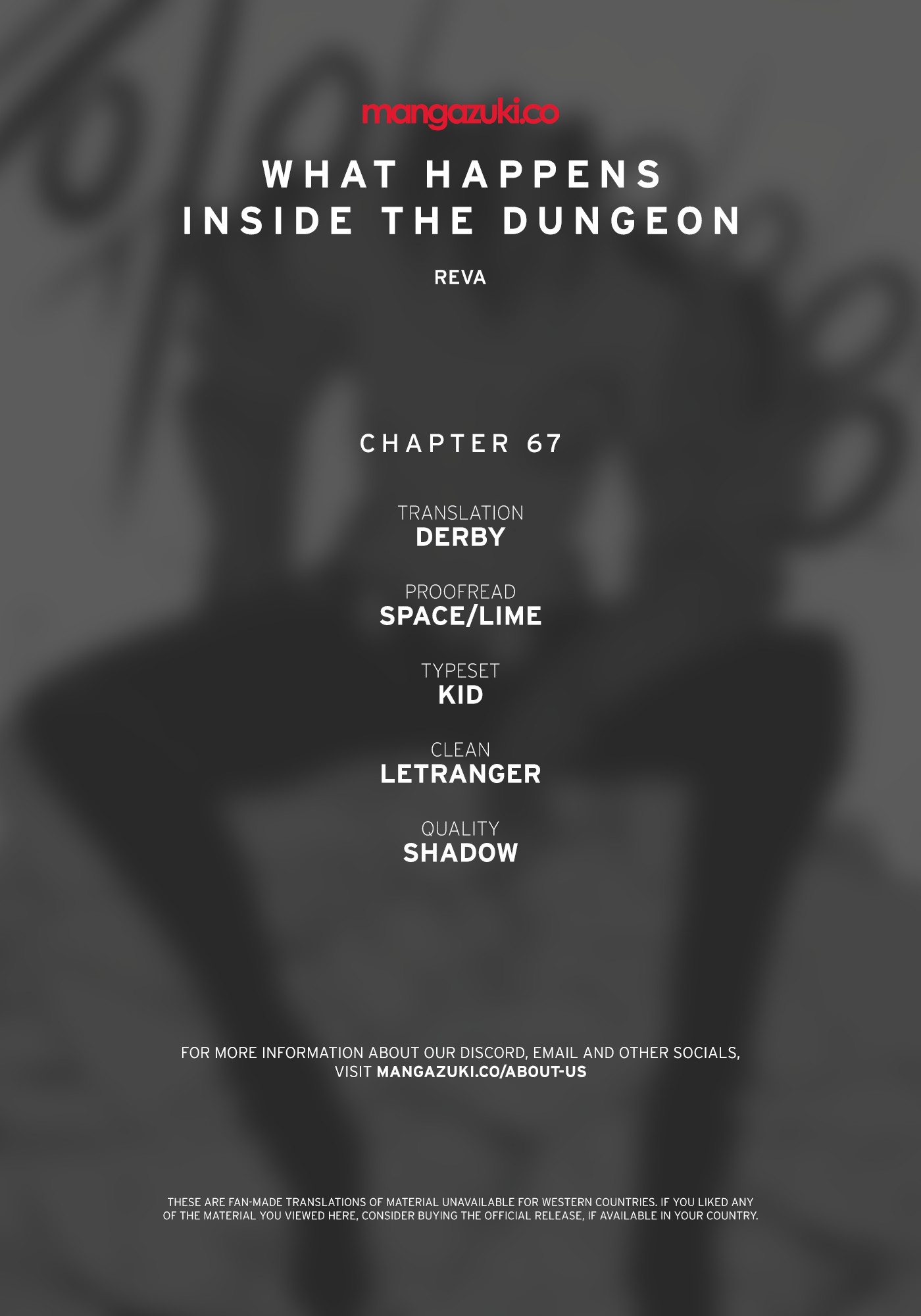 What Happens Inside The Dungeon - Chapter 67