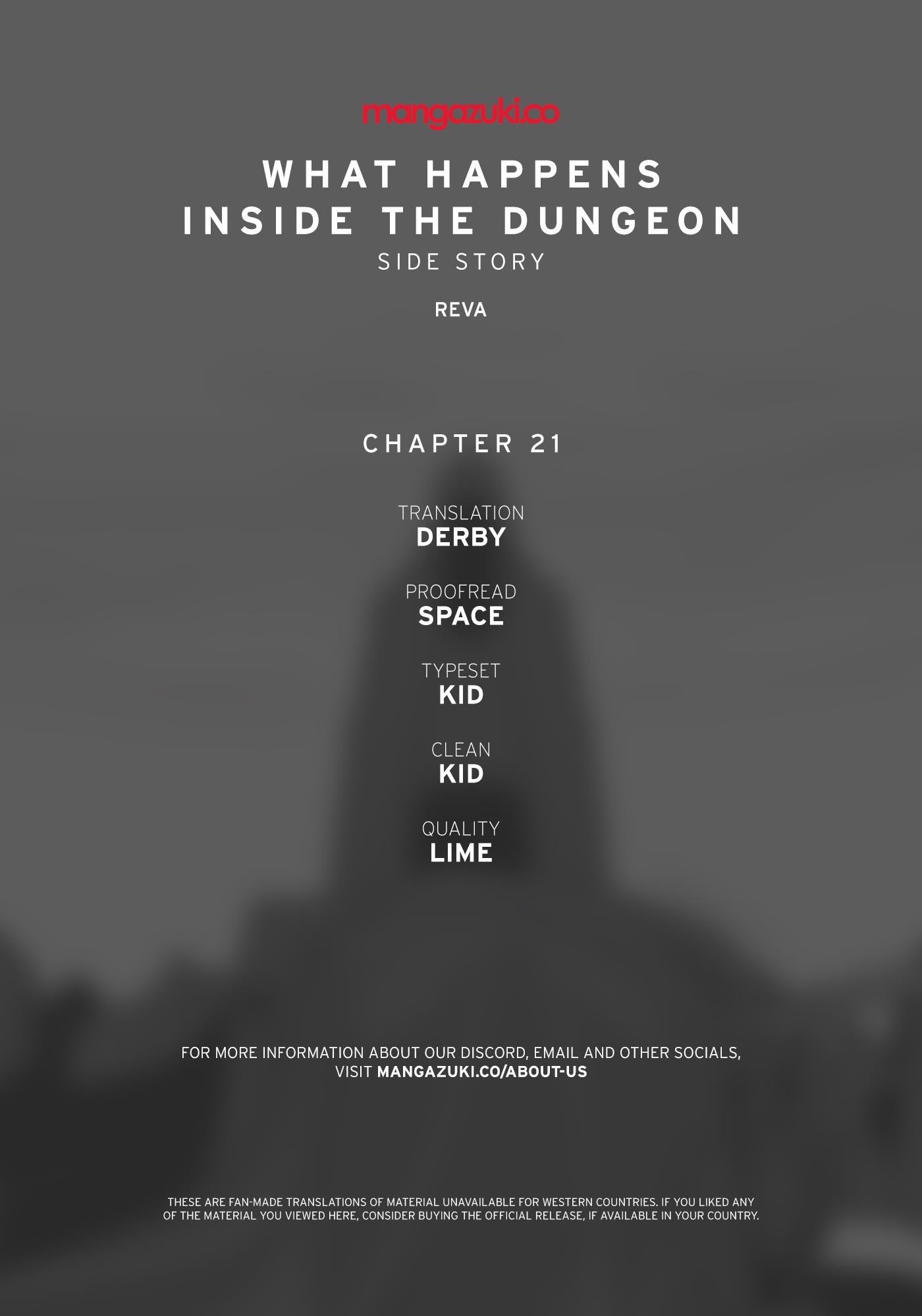 What Happens Inside The Dungeon - Chapter 131: Side Story - Chapter 21