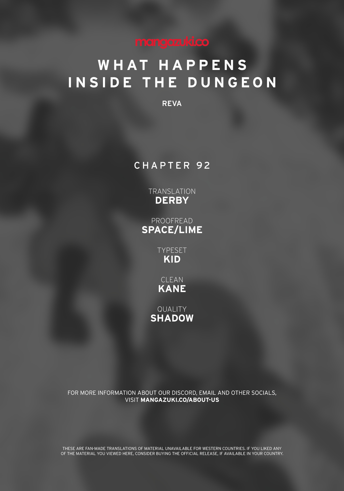 What Happens Inside The Dungeon - Chapter 92