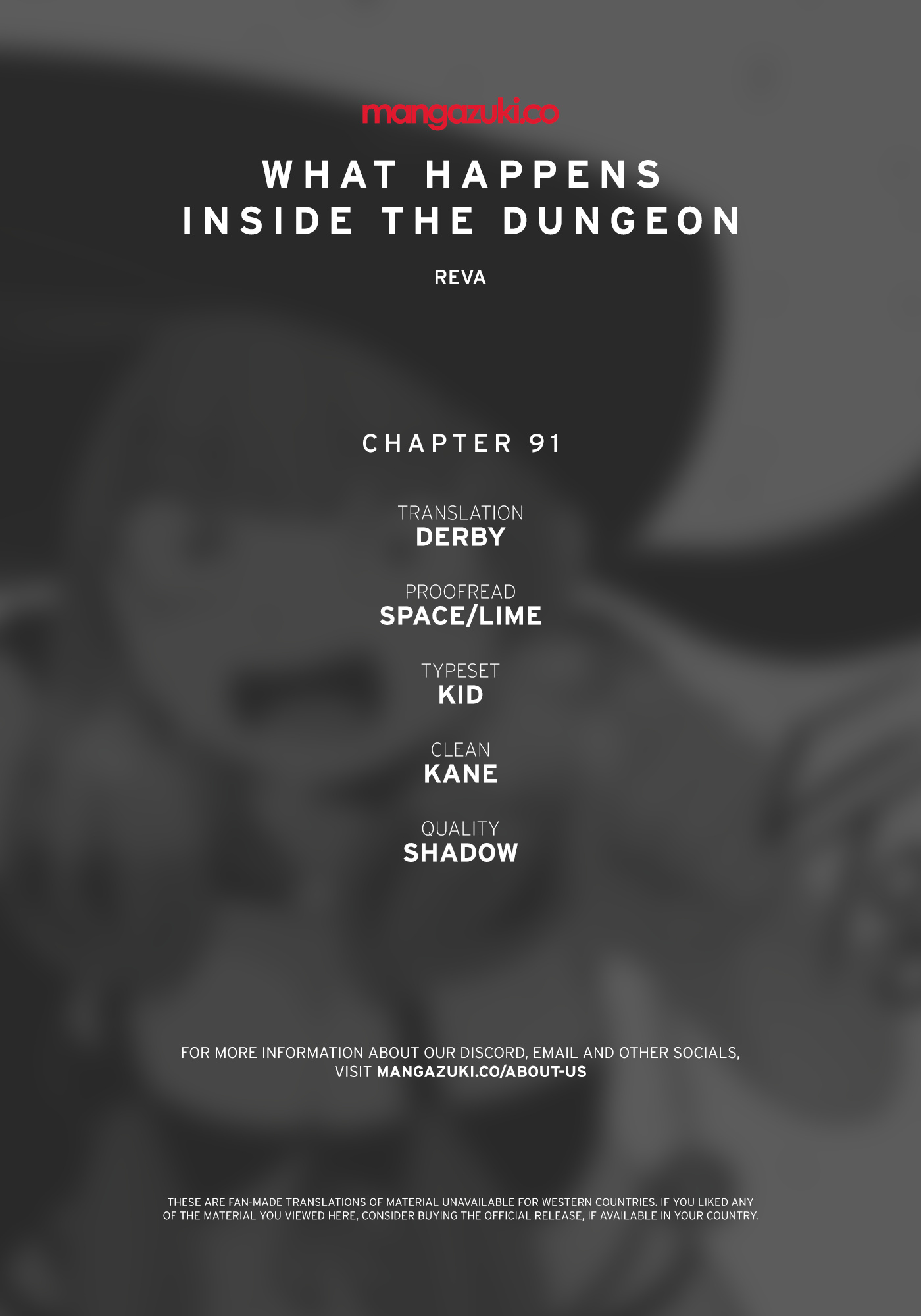 What Happens Inside The Dungeon - Chapter 91