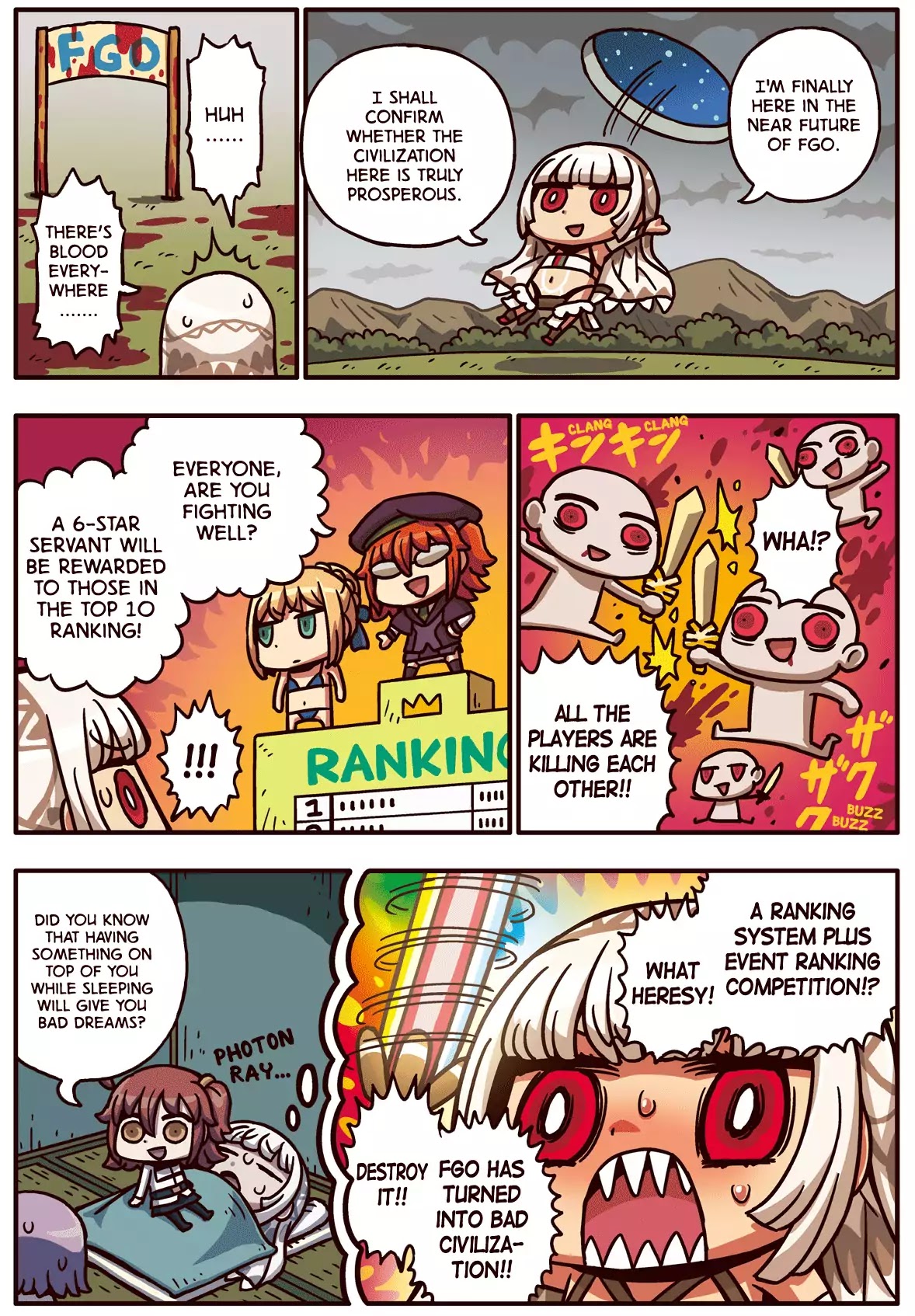 Manga De Wakaru! Fate/Grand Order - Chapter 39: Altera And Rankings