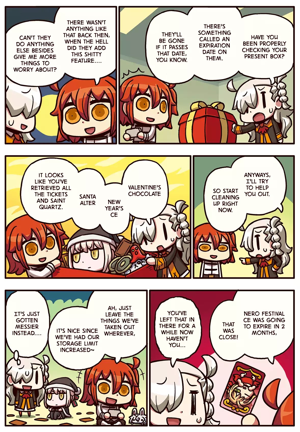 Manga De Wakaru! Fate/Grand Order - Chapter 51: Present Box