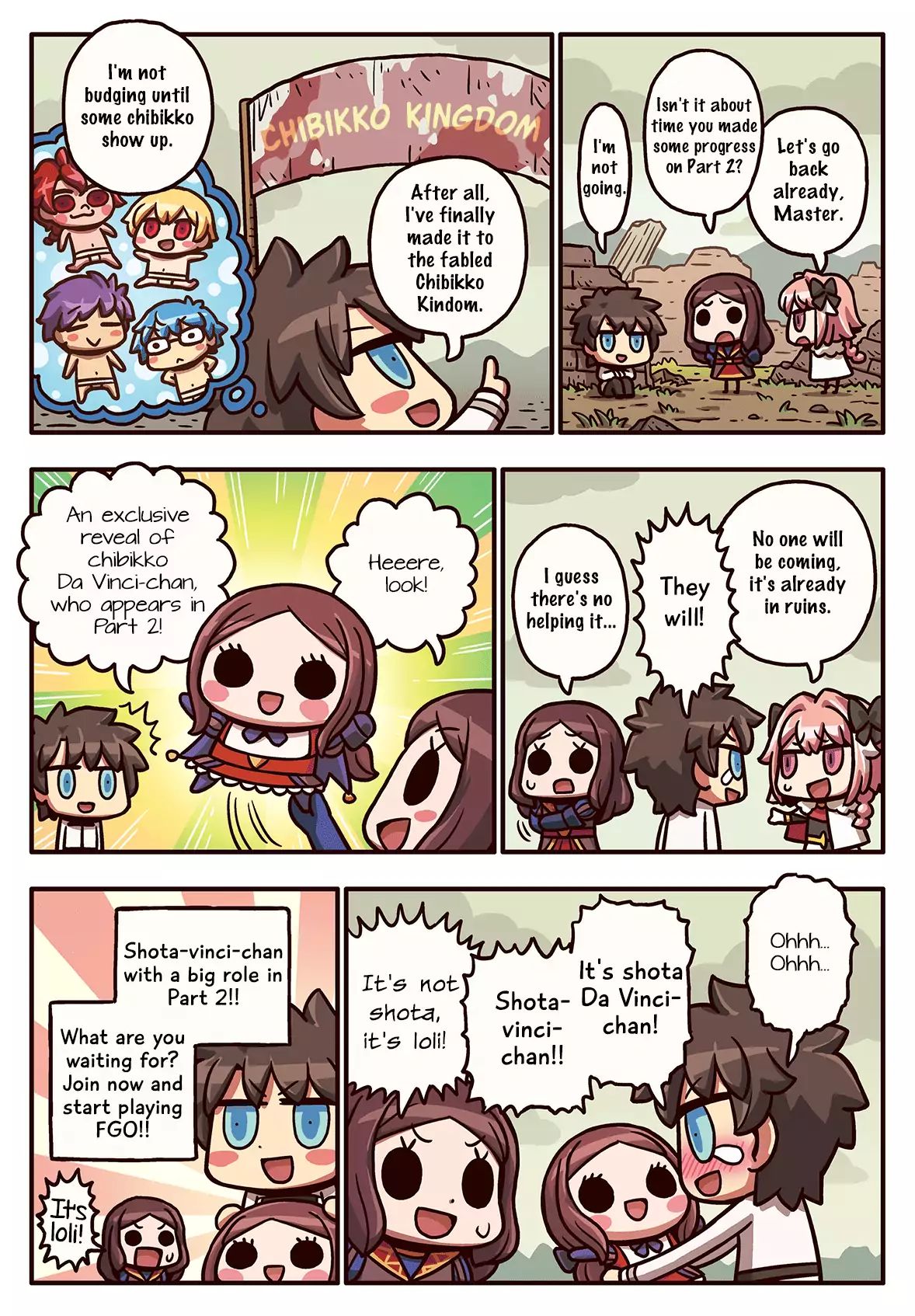 Manga De Wakaru! Fate/Grand Order - Vol.3 Chapter 47: Shota? Loli?