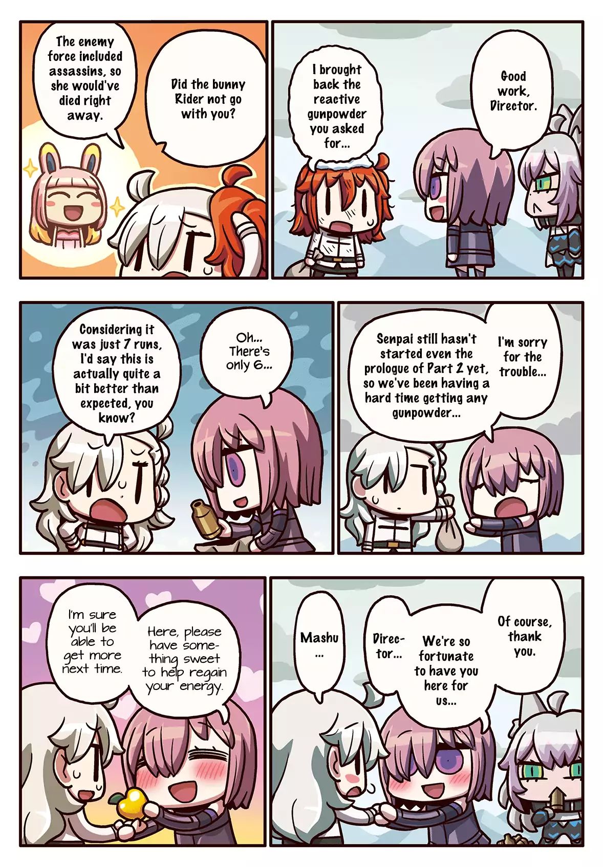 Manga De Wakaru! Fate/Grand Order - Vol.3 Chapter 54: Gratitude Loop