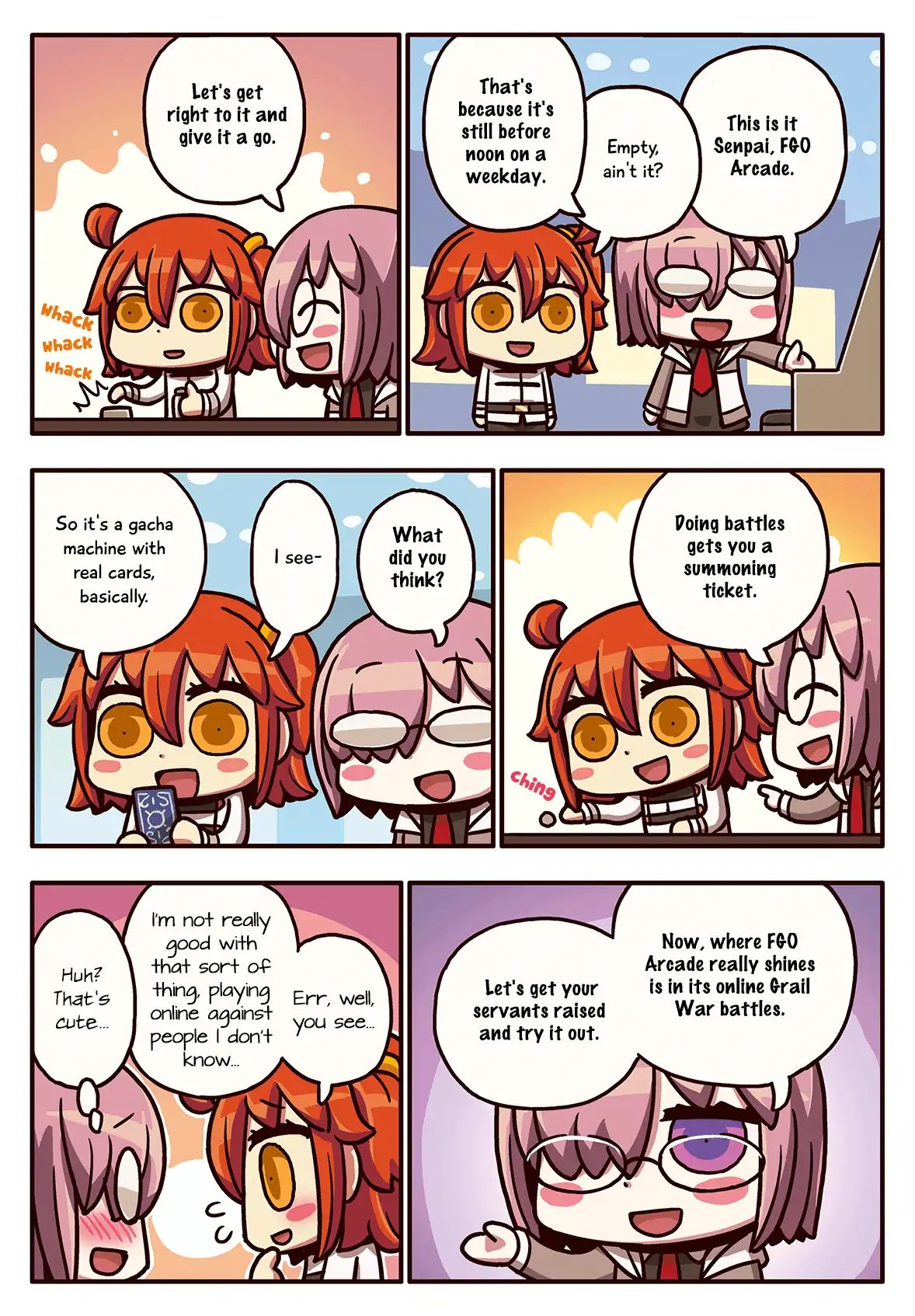 Manga De Wakaru! Fate/Grand Order - Vol.3 Chapter 68: Account Of An Arcade Experience, Part 2