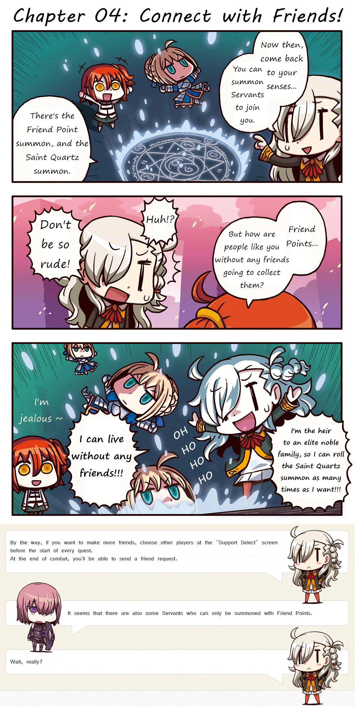 Manga De Wakaru! Fate/Grand Order - Chapter 4: Connect With Friends!