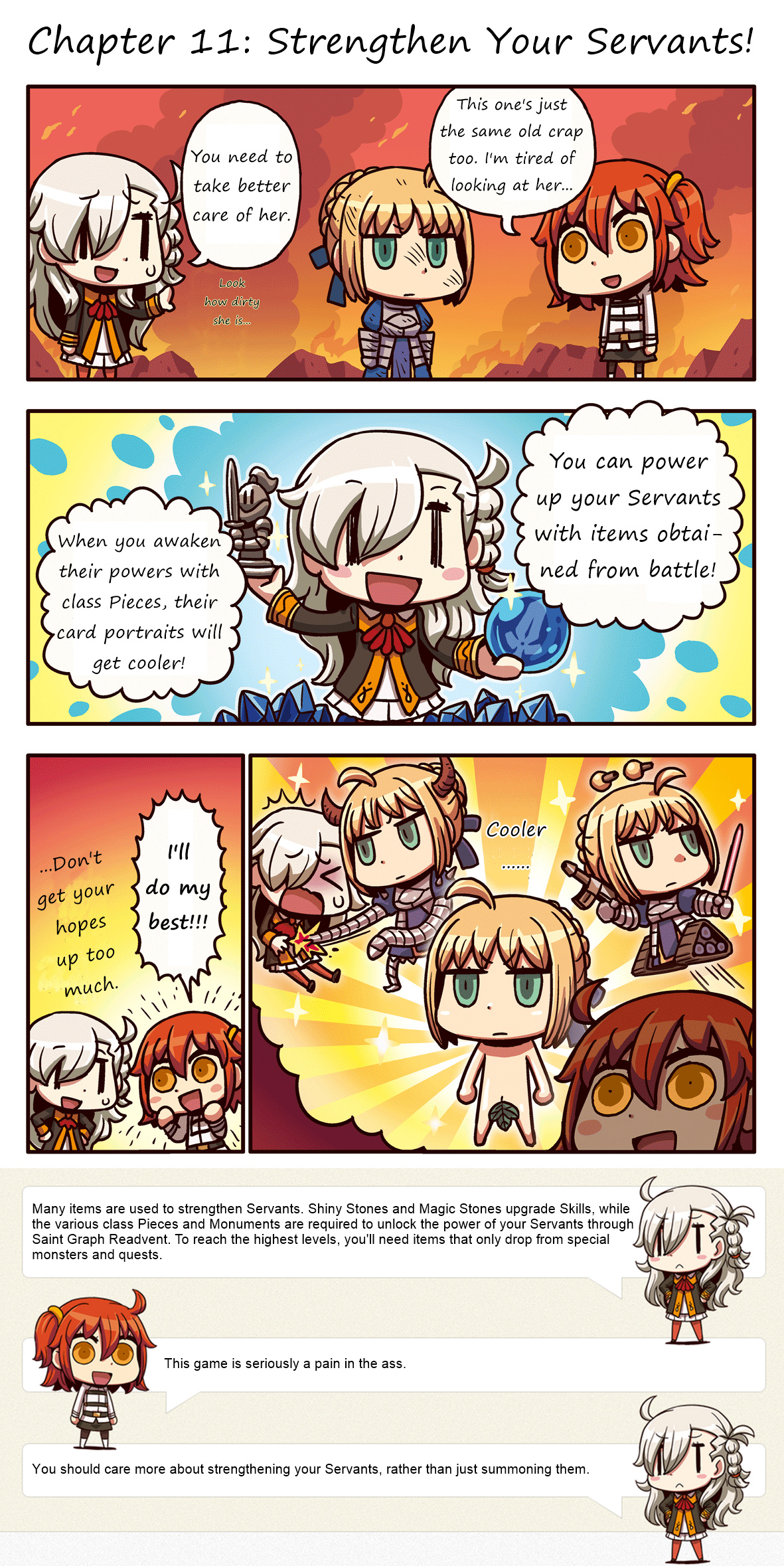 Manga De Wakaru! Fate/Grand Order - Chapter 11: Strengthen Your Servants!