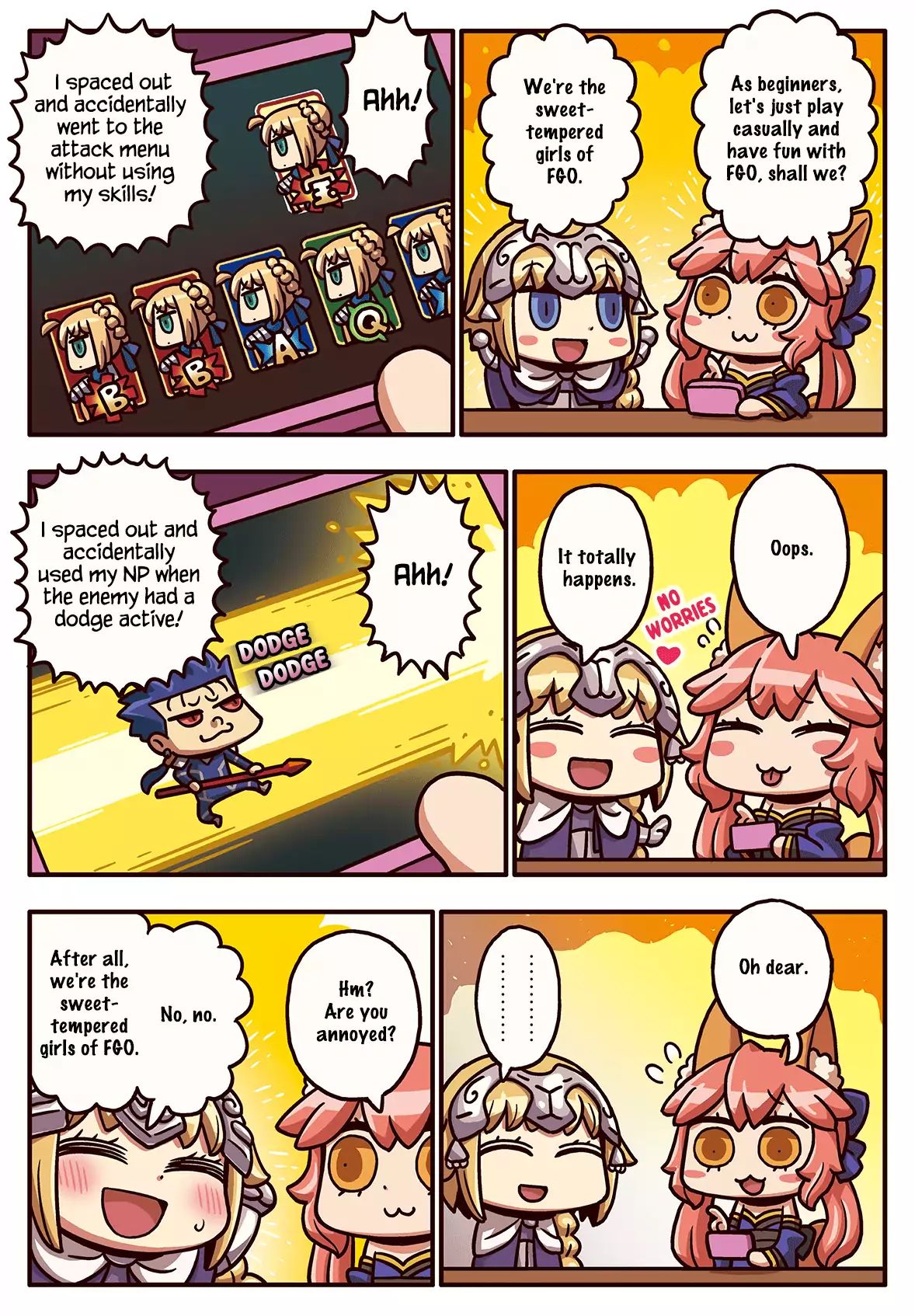 Manga De Wakaru! Fate/Grand Order - Vol.3 Chapter 30: The Sweet-Tempered Girls Of Fgo