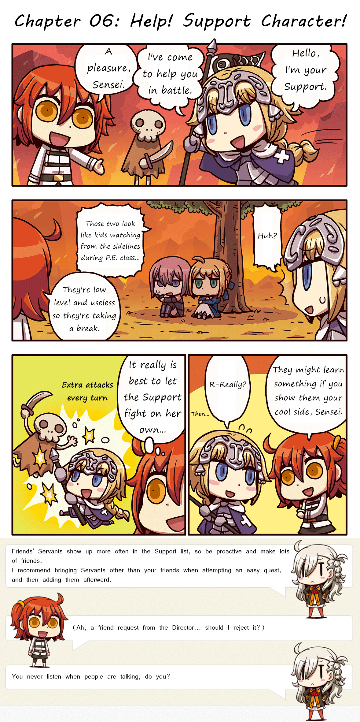 Manga De Wakaru! Fate/Grand Order - Chapter 6: Help! Support Character!