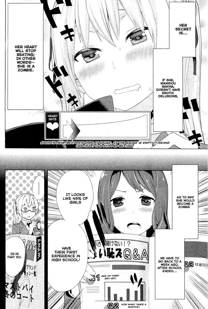 Zonbicchi Wa Bicchi Ni Fukumaremasu Ka? - Vol.1 Chapter 1 : Zombie Girl In Love, Sakina