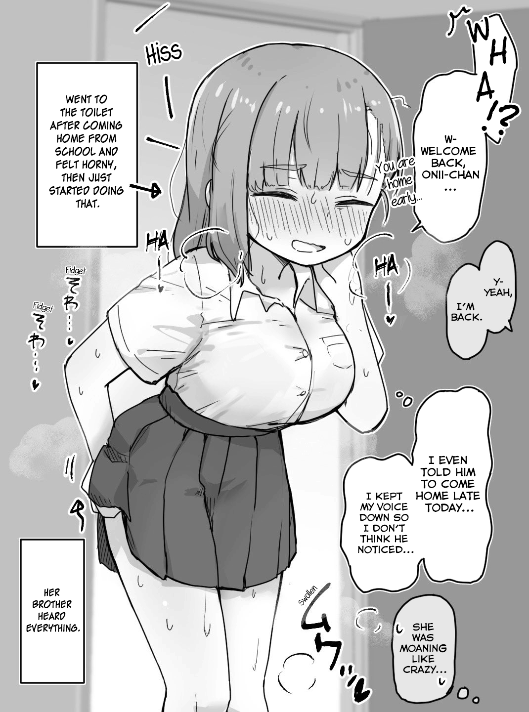 A Manga About A Little Sister Who Is Constantly Being Caught By Her Onii-Chan Masturbating. - Chapter 1