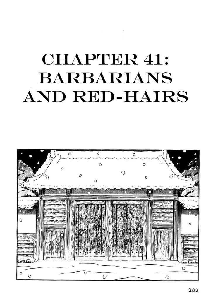 Date Masamune (Yokoyama Mitsuteru) - Vol.3 Chapter 41 : Barbarians And Red-Hairs