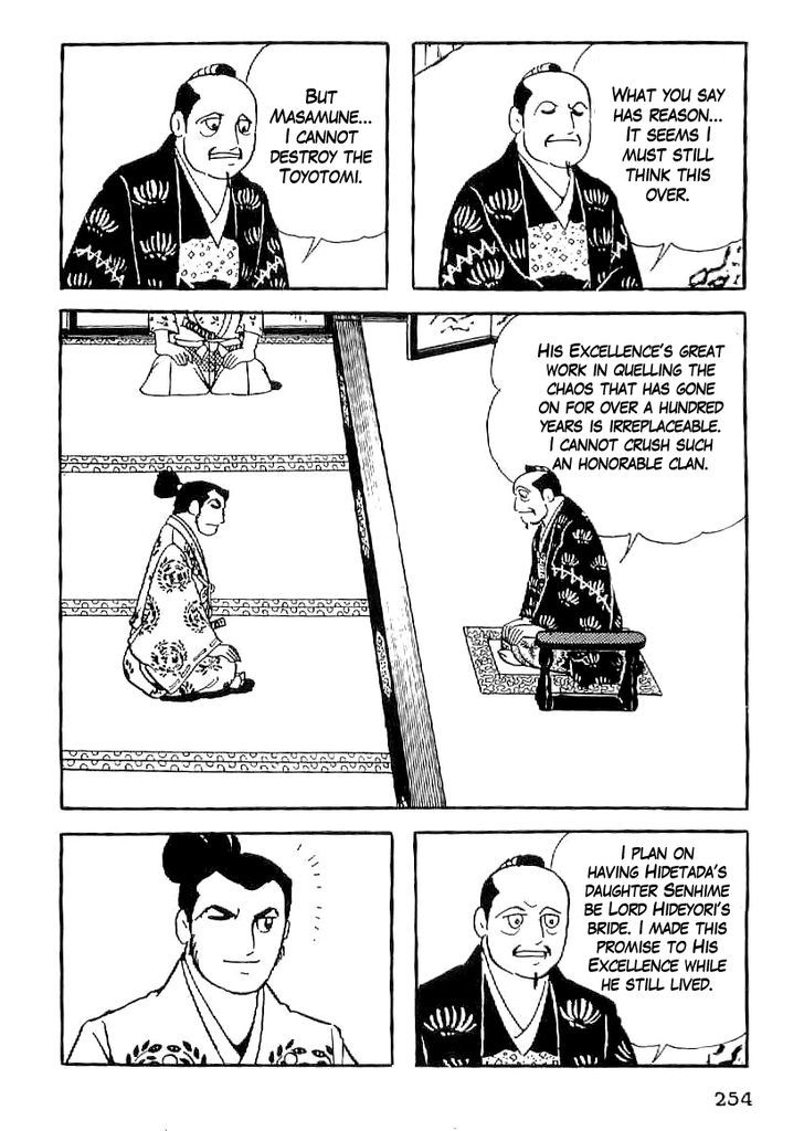 Date Masamune (Yokoyama Mitsuteru) - Vol.3 Chapter 39 : Sentence Of The Toyotomi Clan