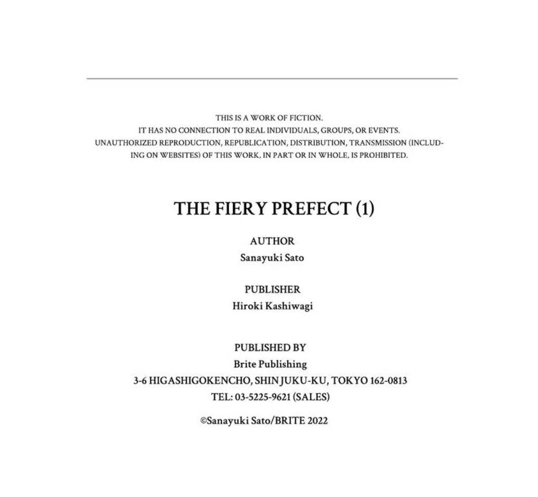 The Fiery Prefect - Vol.1  Chapter 1