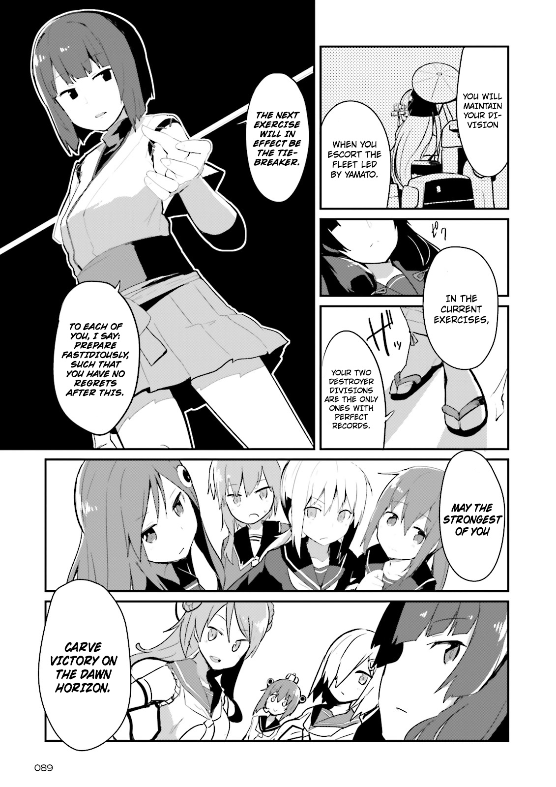 Kantai Collection -Kancolle- Suiheisen No, Fumizuki - Chapter 13