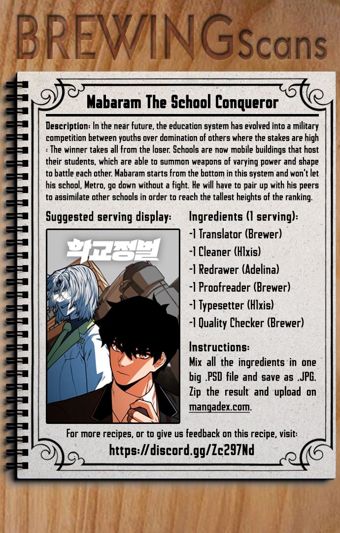 Mabaram The School Conqueror - Chapter 1