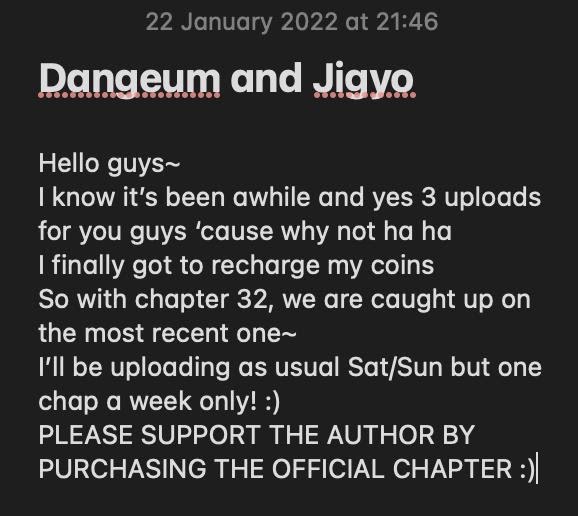 Dangeum and Jigyo - Chapter 32